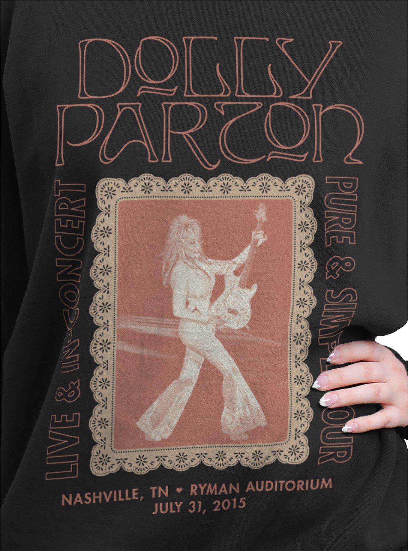 Dolly Parton Pure & Simple Tour Girls Oversized Sweatshirt, , hi-res