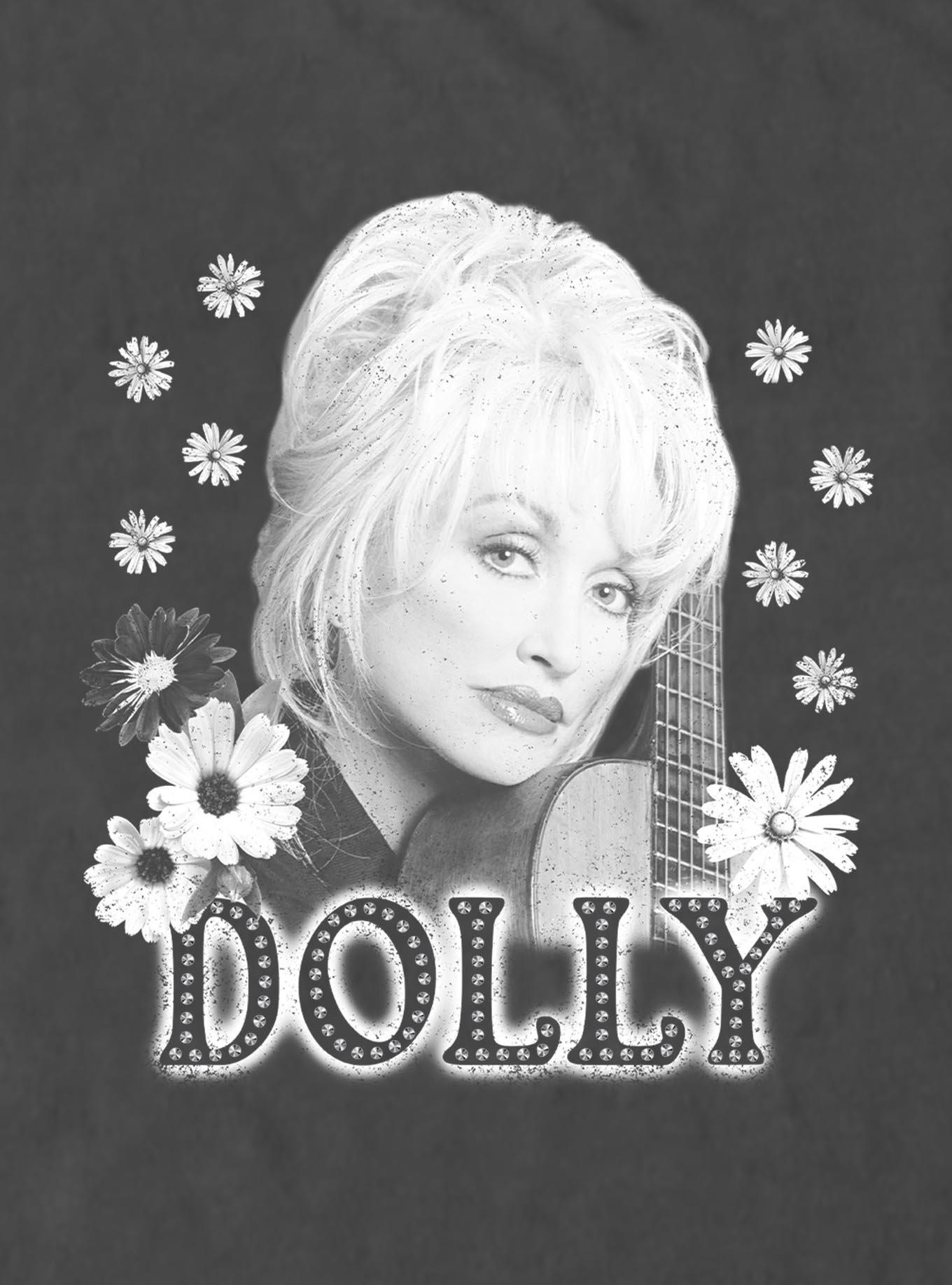 Dolly Parton Flowers T-Shirt, , hi-res