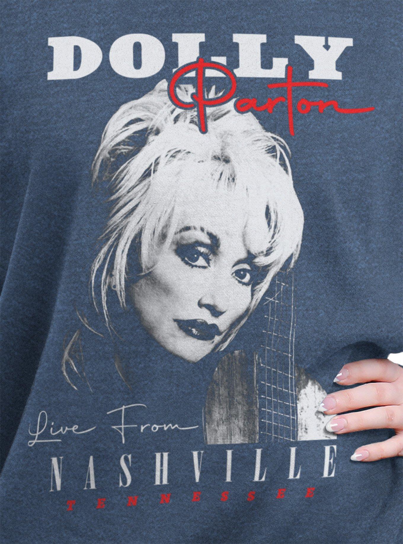 Dolly Parton Live From Nashville Girls Oversized Sweatshirt, , hi-res