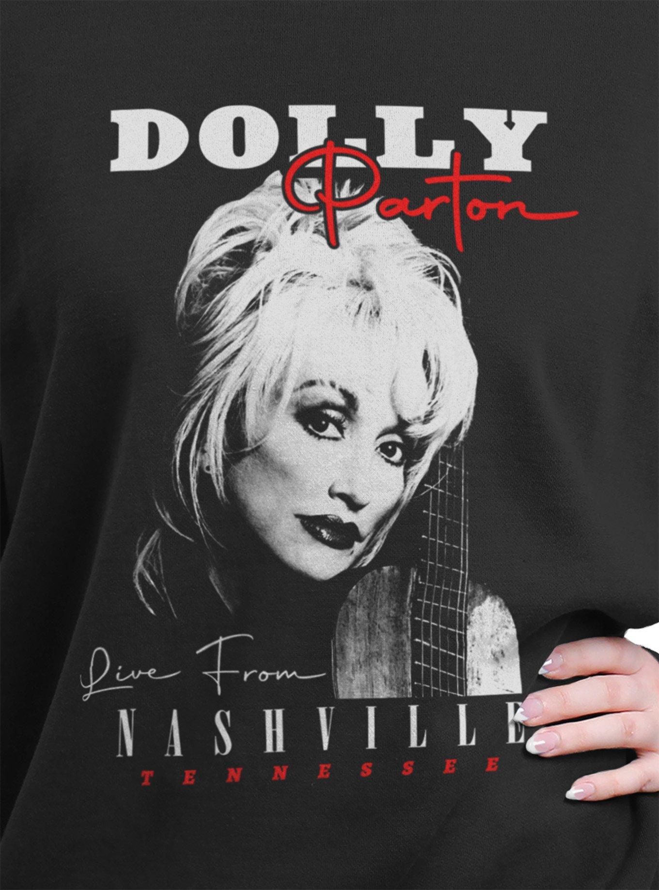 Dolly Parton Live From Nashville Girls Oversized Sweatshirt, , hi-res