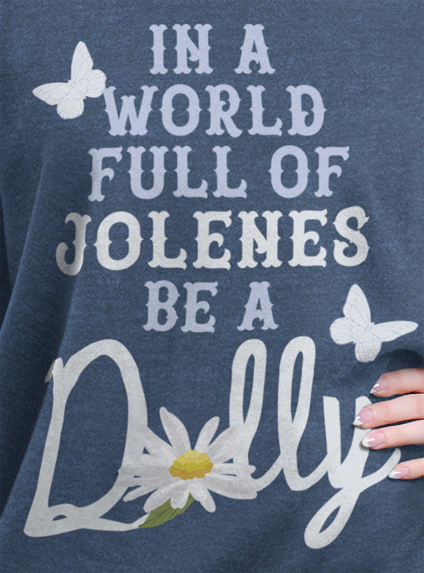 Dolly Parton Be A Dolly Girls Oversized Sweatshirt, , hi-res