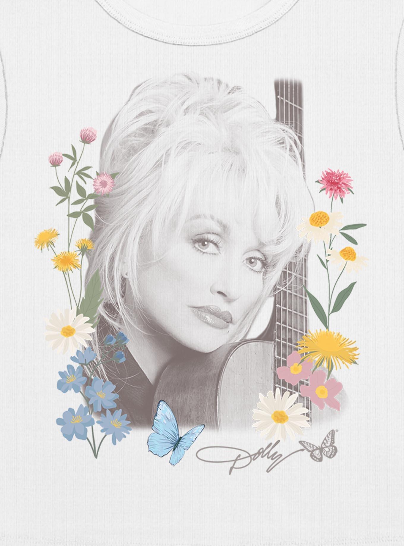 Dolly Parton Wildflowers Portrait Girls Baby T-Shirt, , hi-res