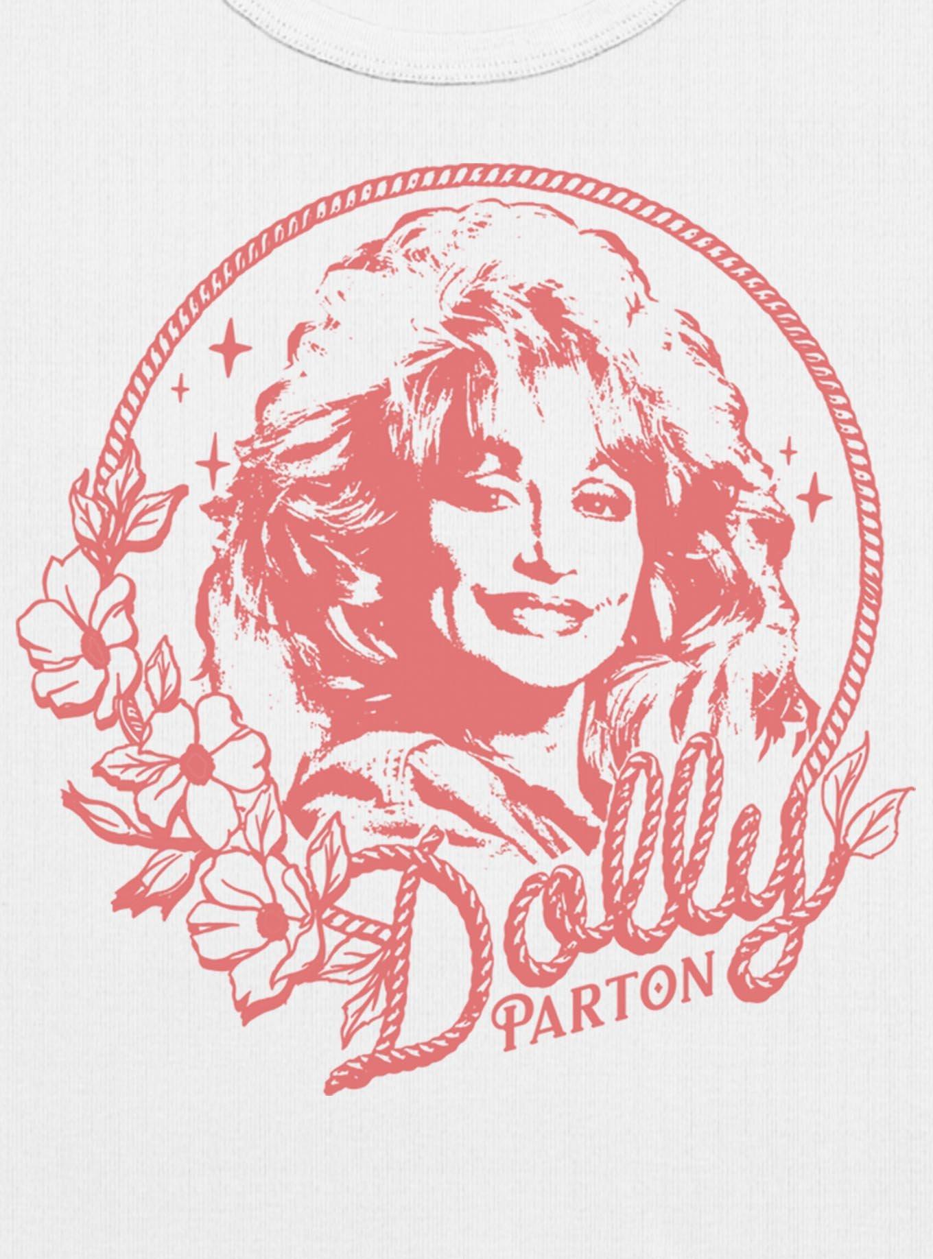Dolly Parton Rope Circle Portrait Girls Baby T-Shirt, , hi-res