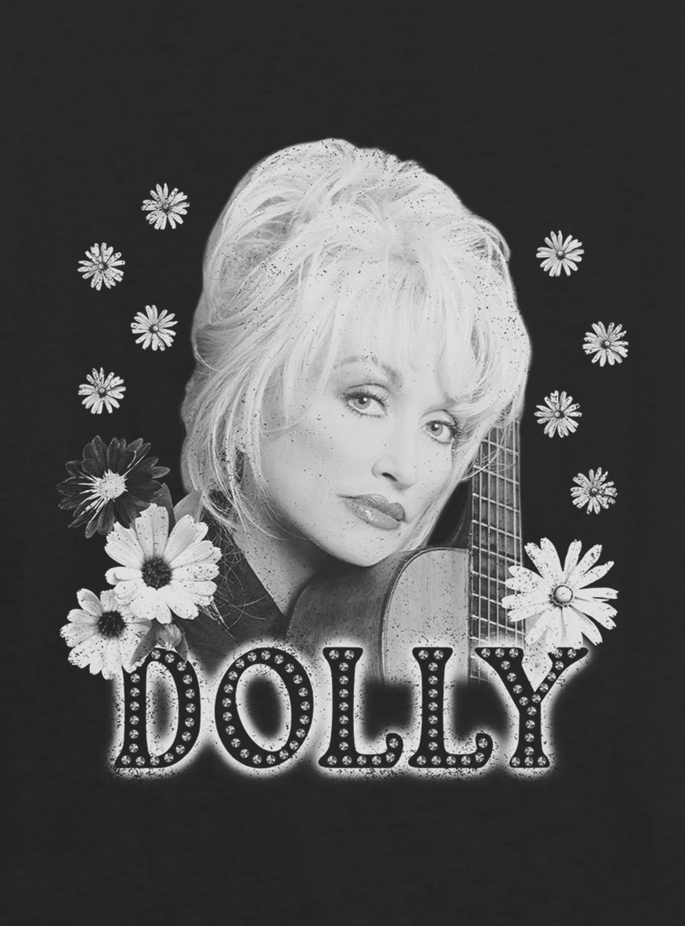 Dolly Parton Flowers Girls Skimmer T-Shirt, , hi-res