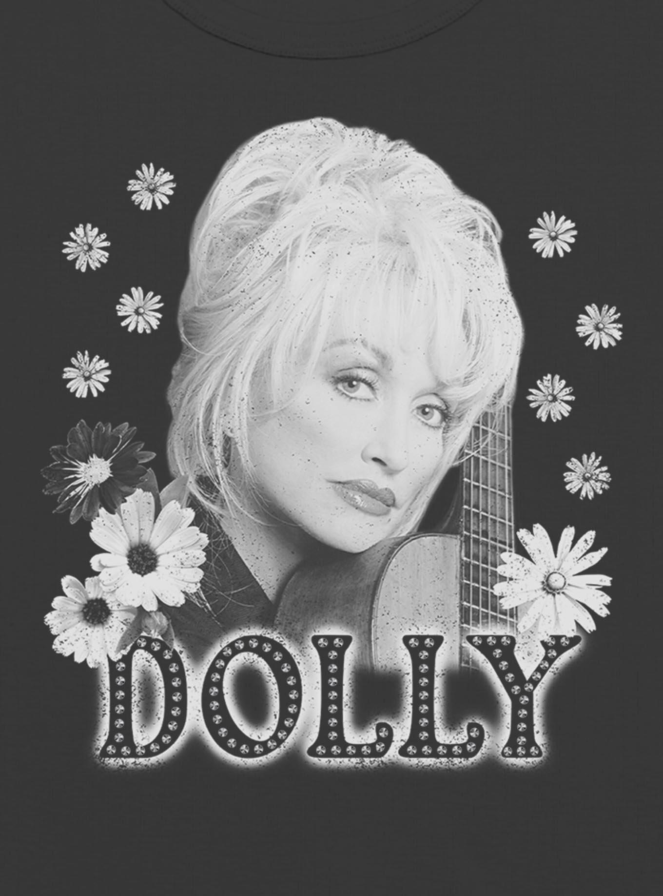 Dolly Parton Flowers Girls Baby T-Shirt, , hi-res