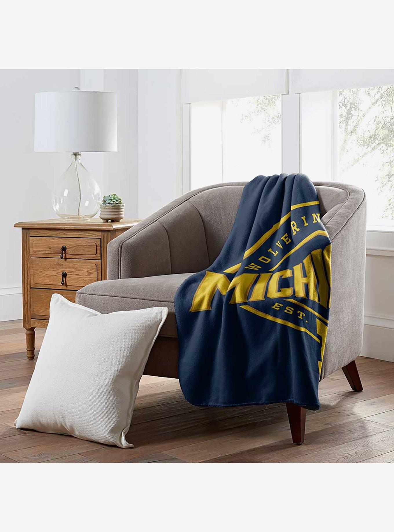 NCAA Michigan Campaign Fleece Throw Blanket, , alternate - view 4