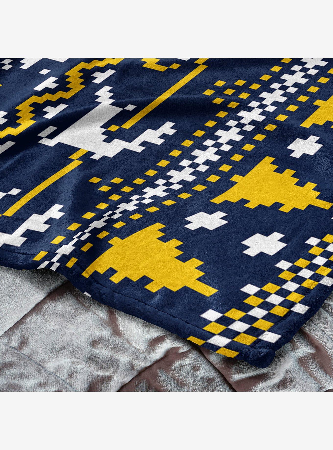 NCAA University of Michigan Wolverines Xmas Time Silk Touch Throw Blanket, , alternate - view 5