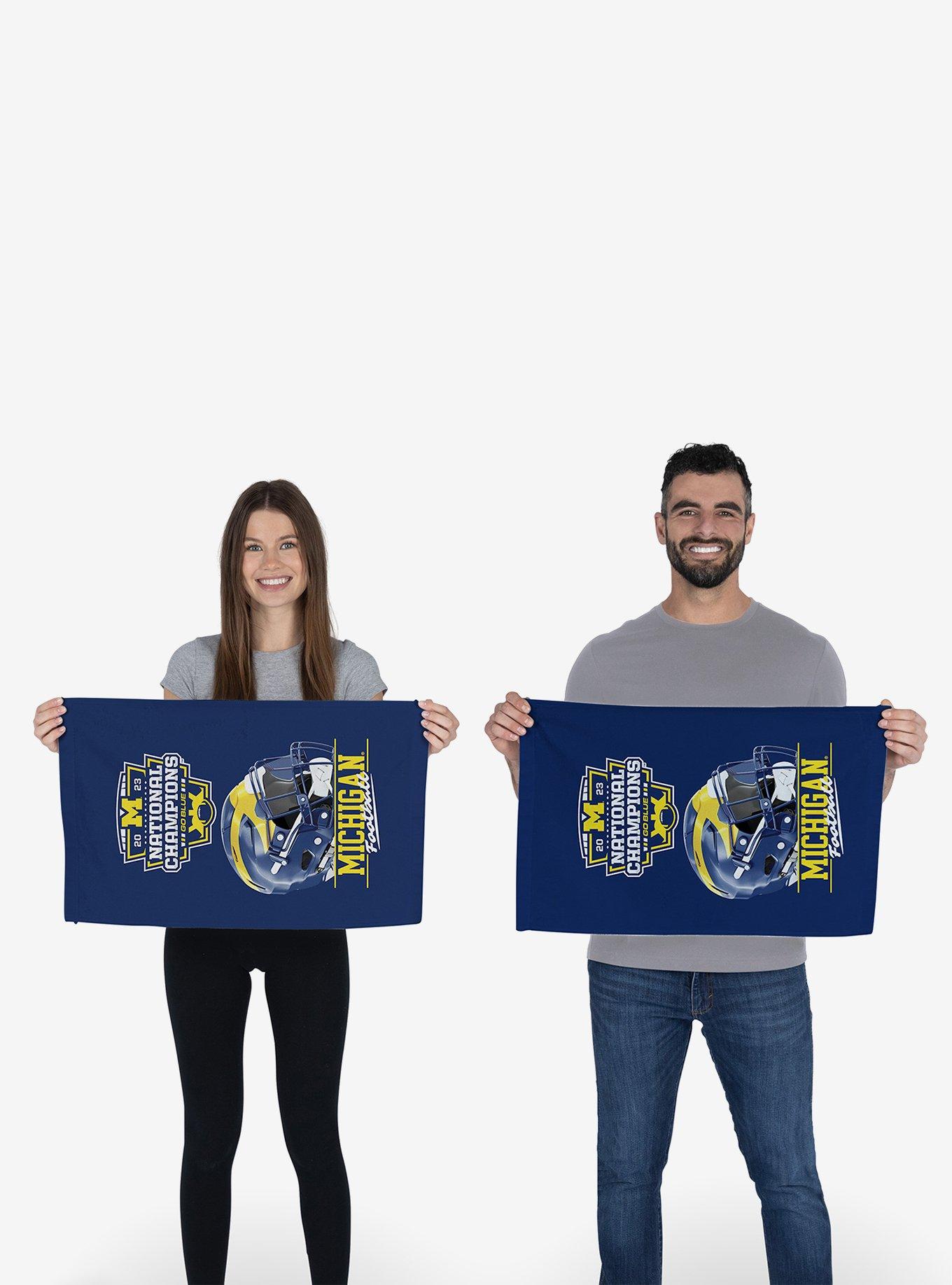 NCAA 2023 FBC Rally Home Michigan 2Pk Fan Towel, , hi-res