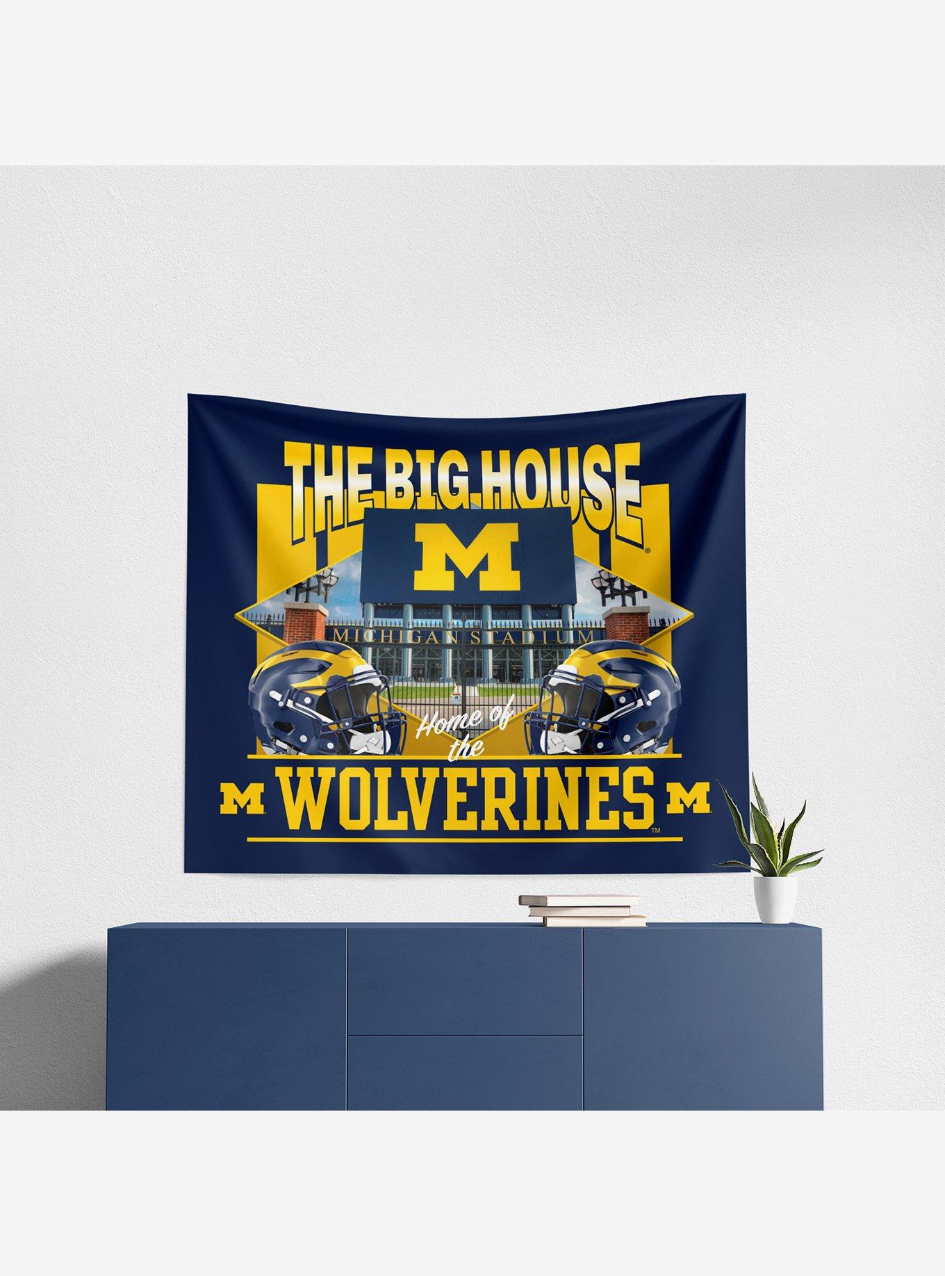 NCAA Michigan Wolverines The Big House Wall Hanging, , alternate - view 5