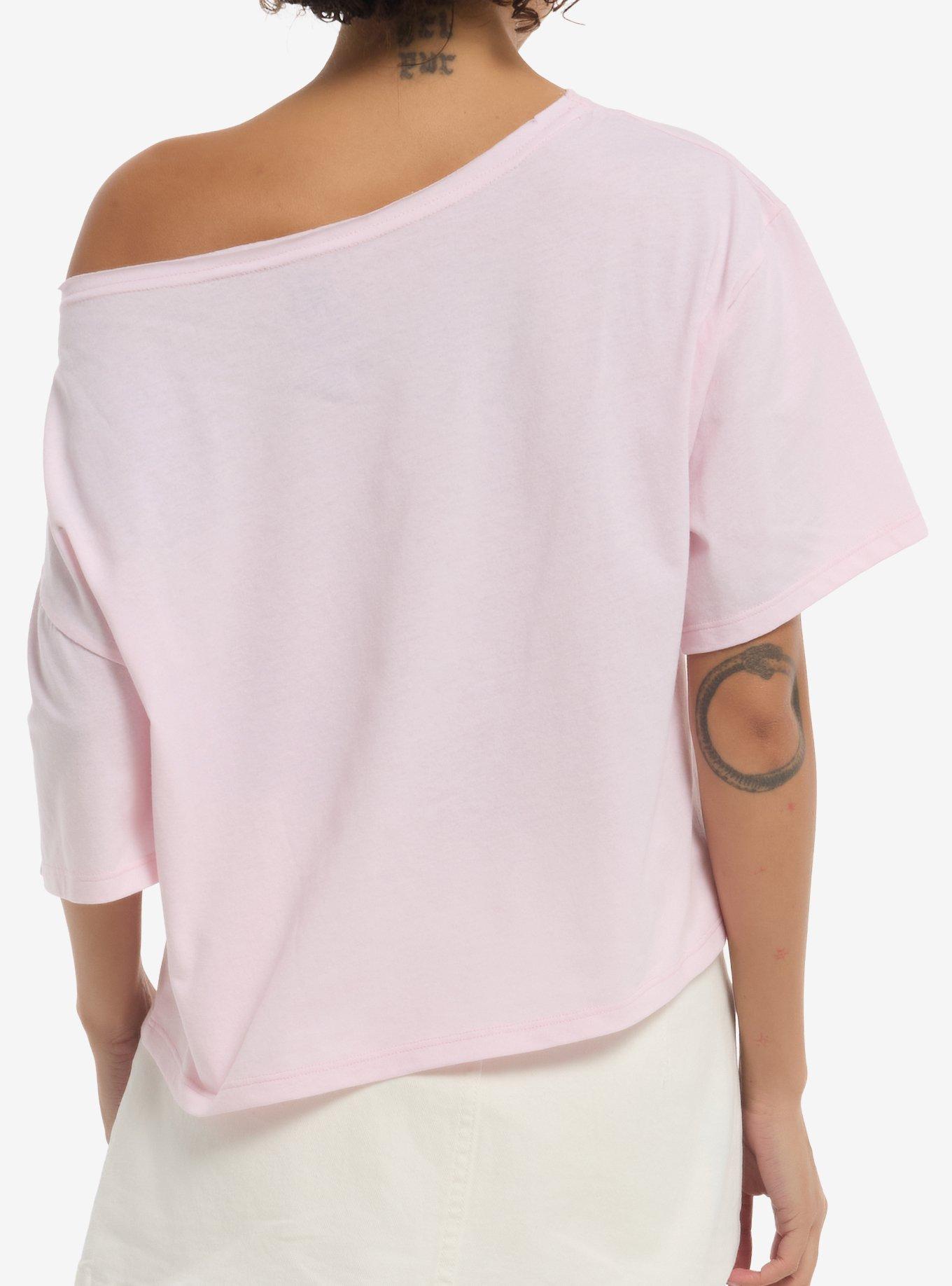 Ouran High School Host Club Pink Girls Off-Shoulder T-Shirt, MULTI, alternate - view 3