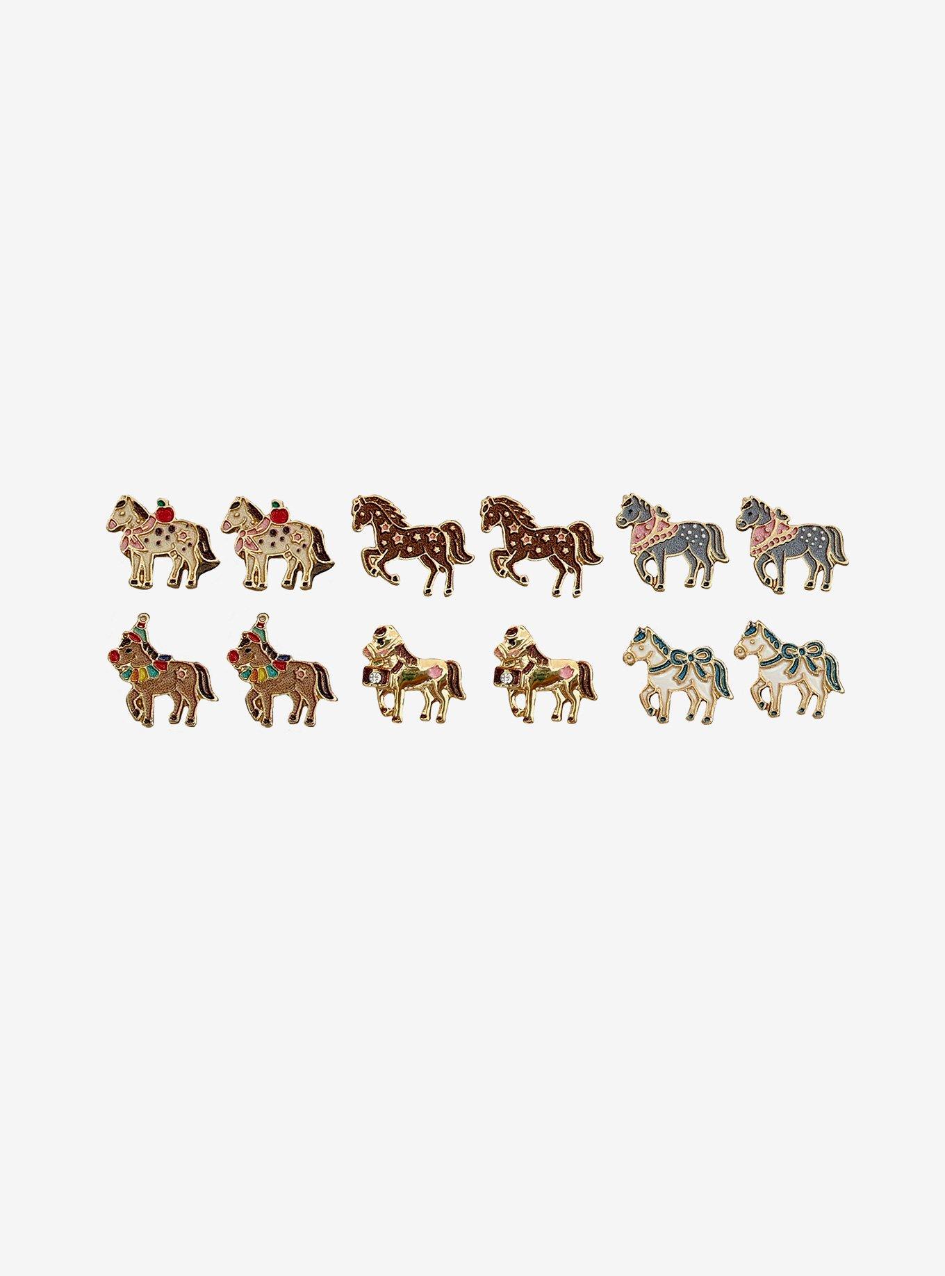 Sweet Society Pony Stud Earring Set, , alternate - view 2