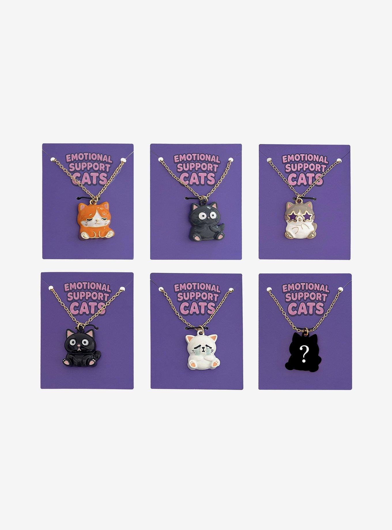 Sweet Society Emotional Support Cats Blind Box Necklace, , alternate - view 2