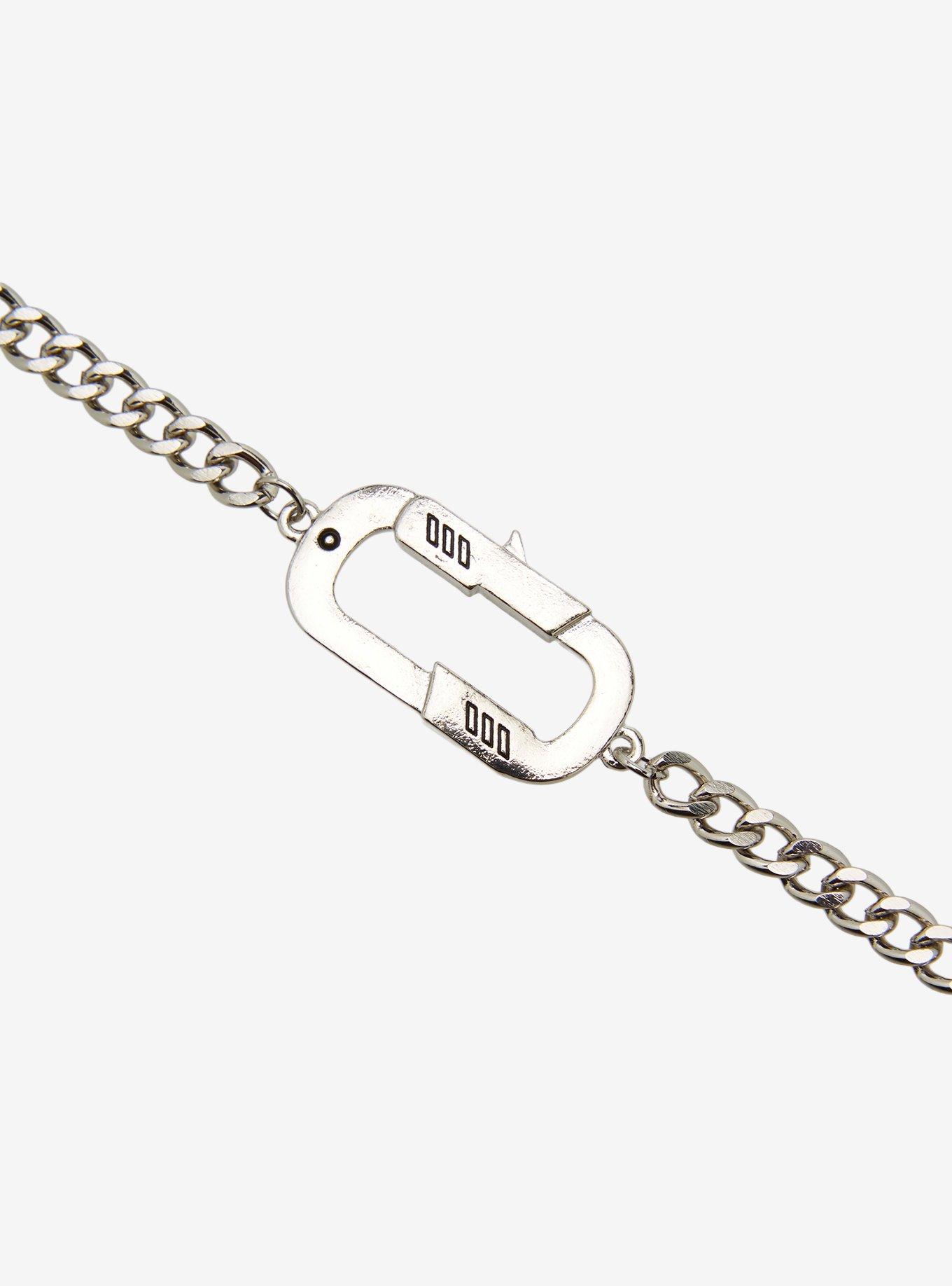 Social Collision Carabiner Chain Choker, , alternate - view 3