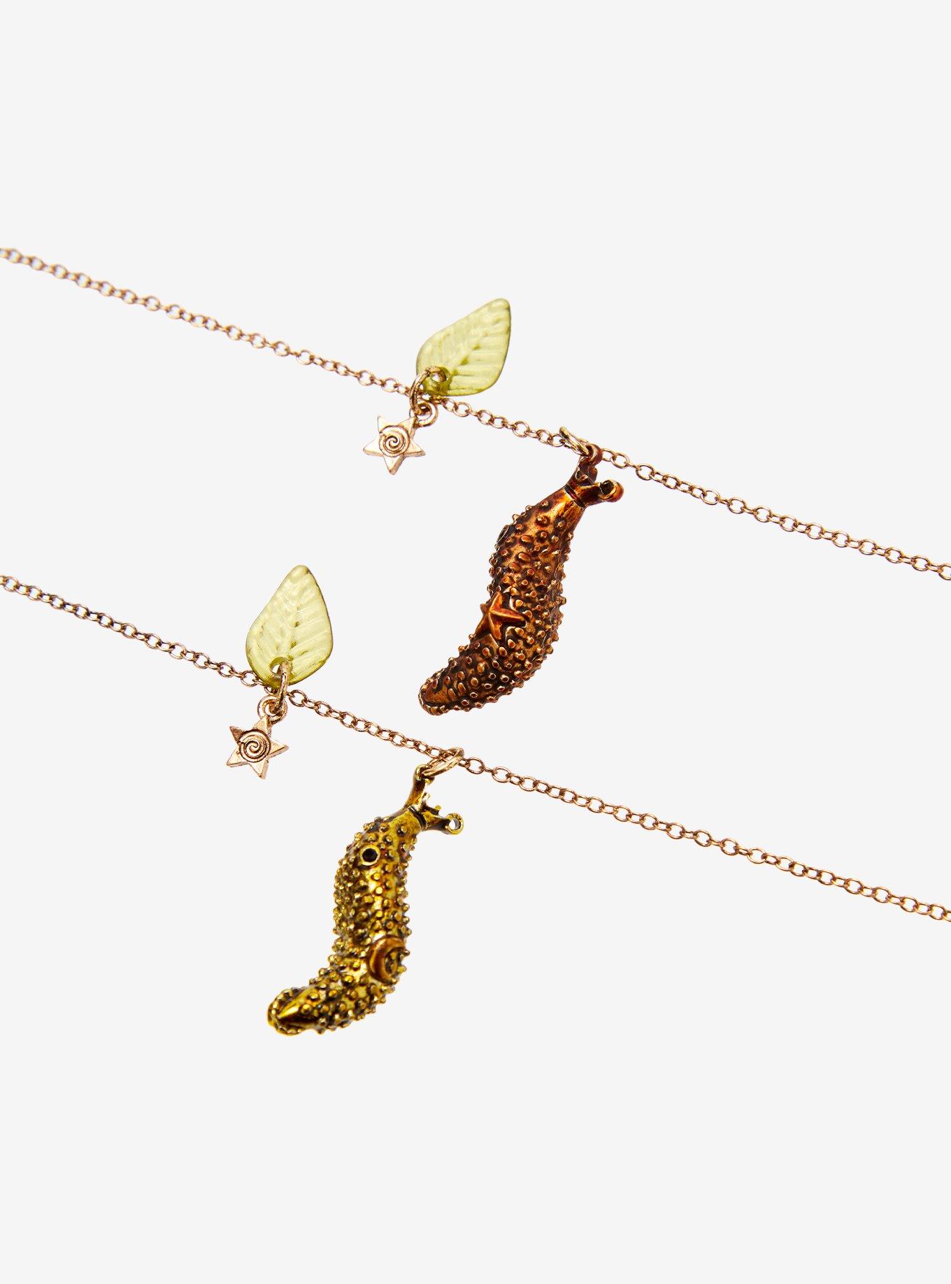 Thorn & Fable Slug Best Friend Necklace Set, , alternate - view 3