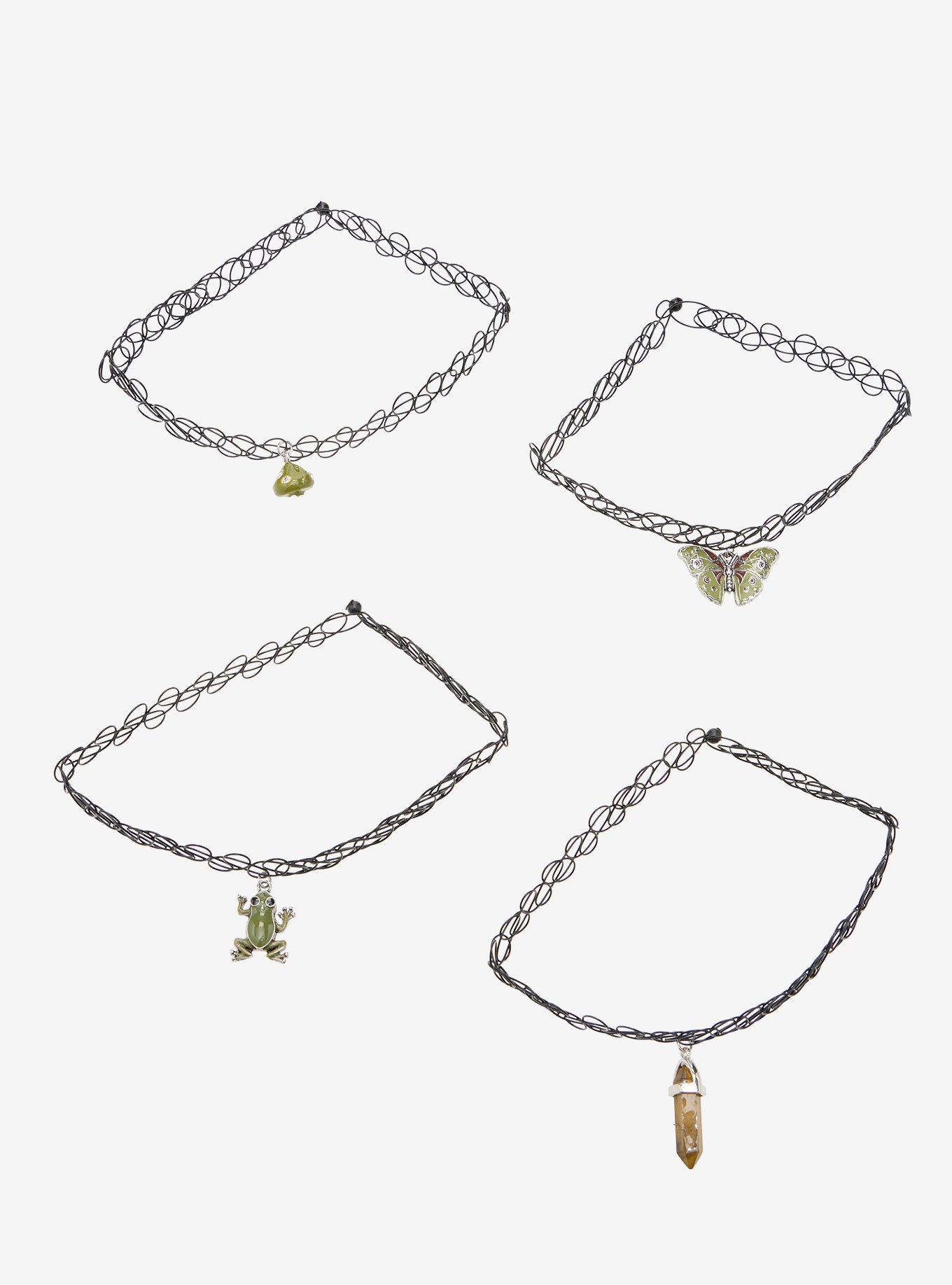 Thorn & Fable Creature Crystal Tattoo Choker Set, , alternate - view 2