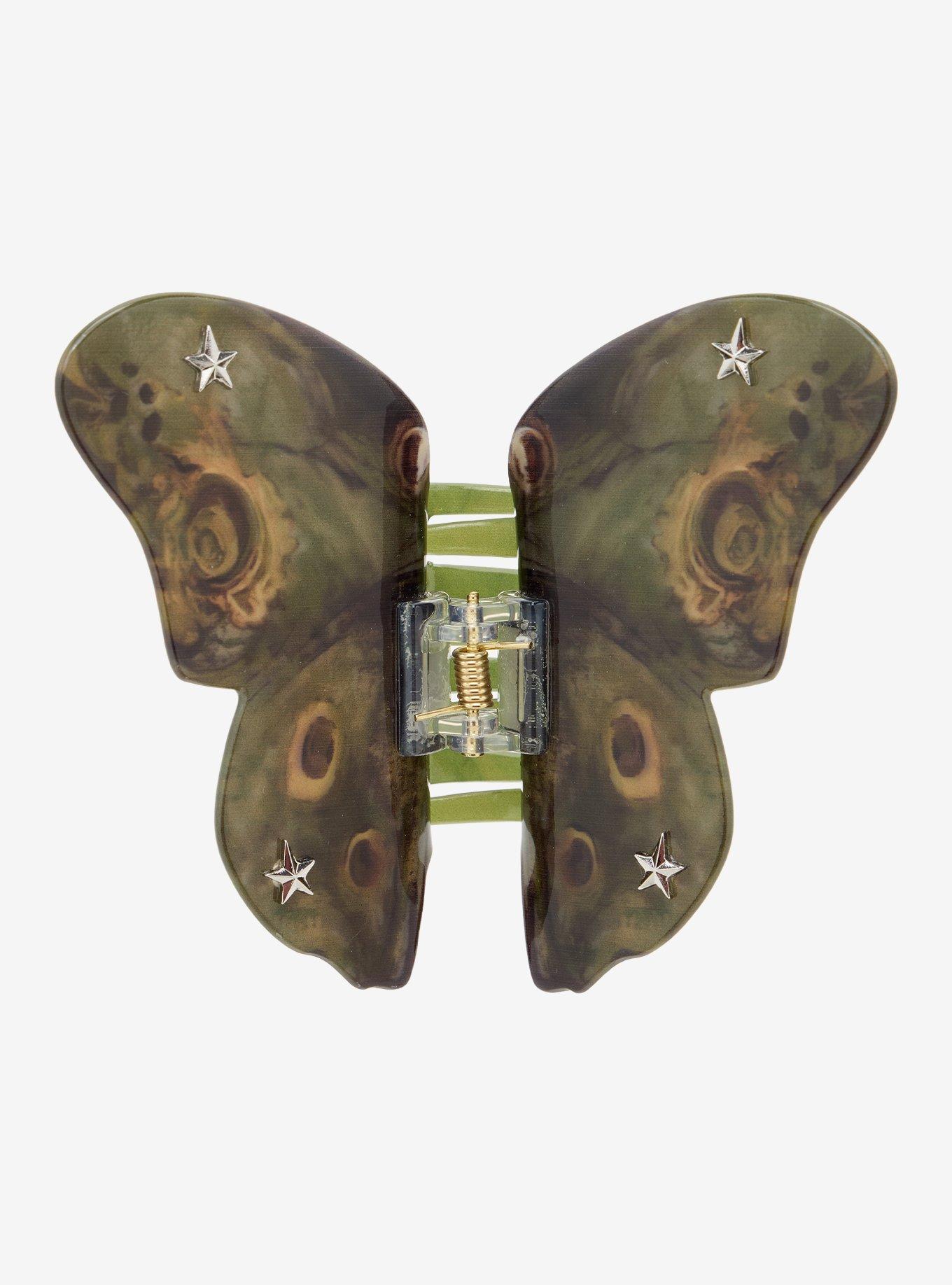 Thorn & Fable Star Butterfly Claw Hair Clip, , alternate - view 2