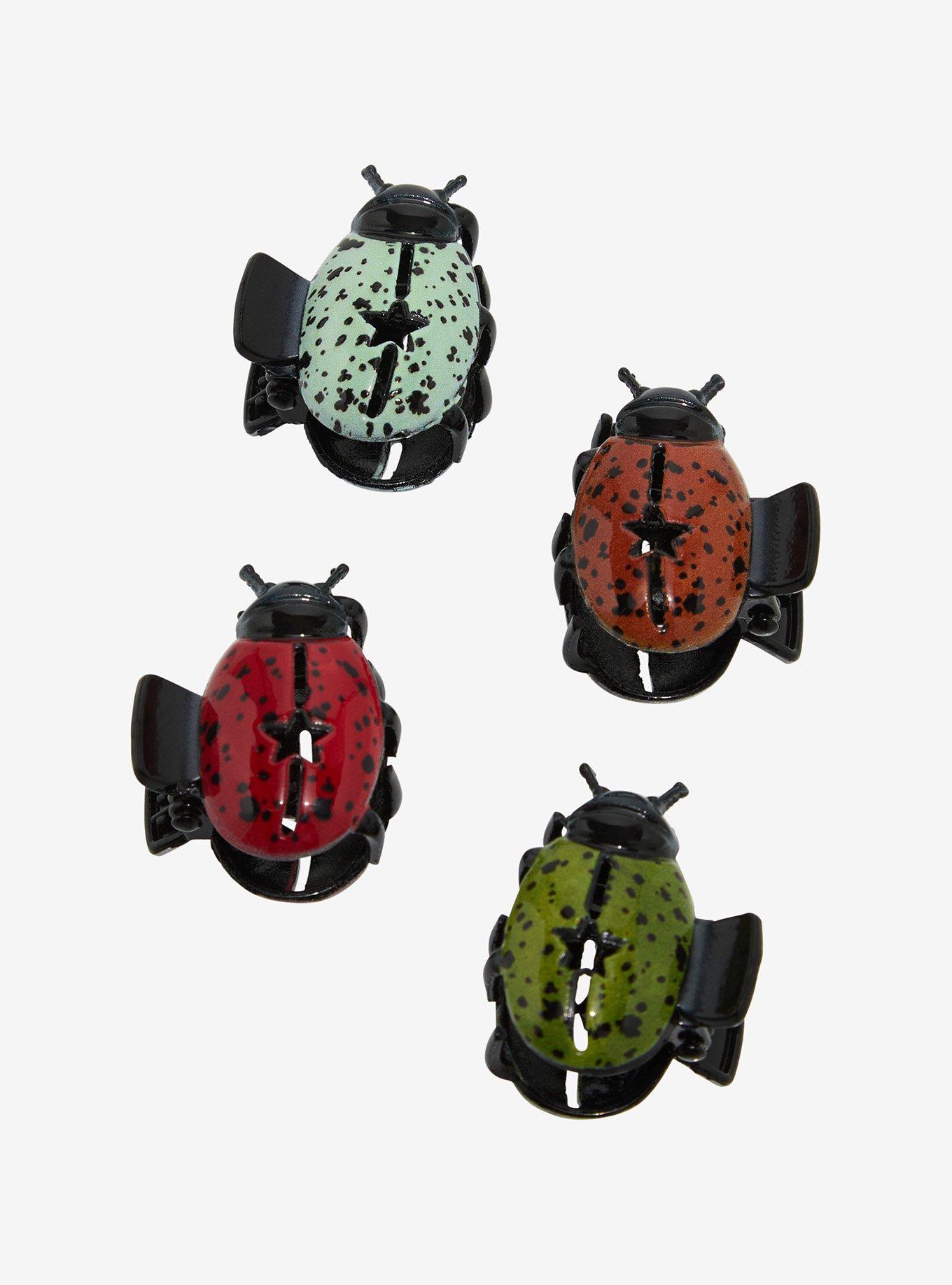 Thorn & Fable Beetle Hair Clip Set, , alternate - view 2