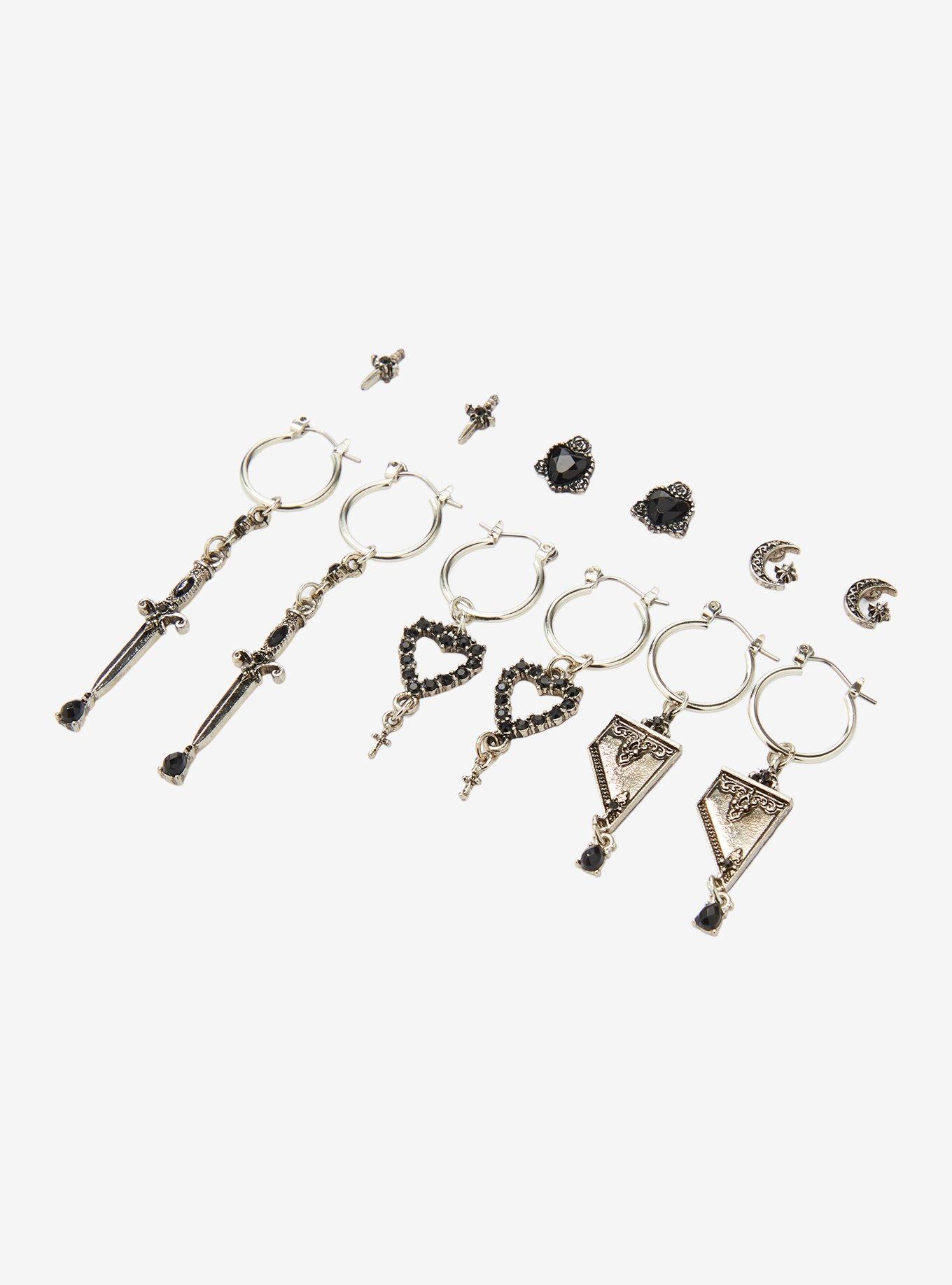 Cosmic Aura Medieval Guillotine Earring Set, , alternate - view 3