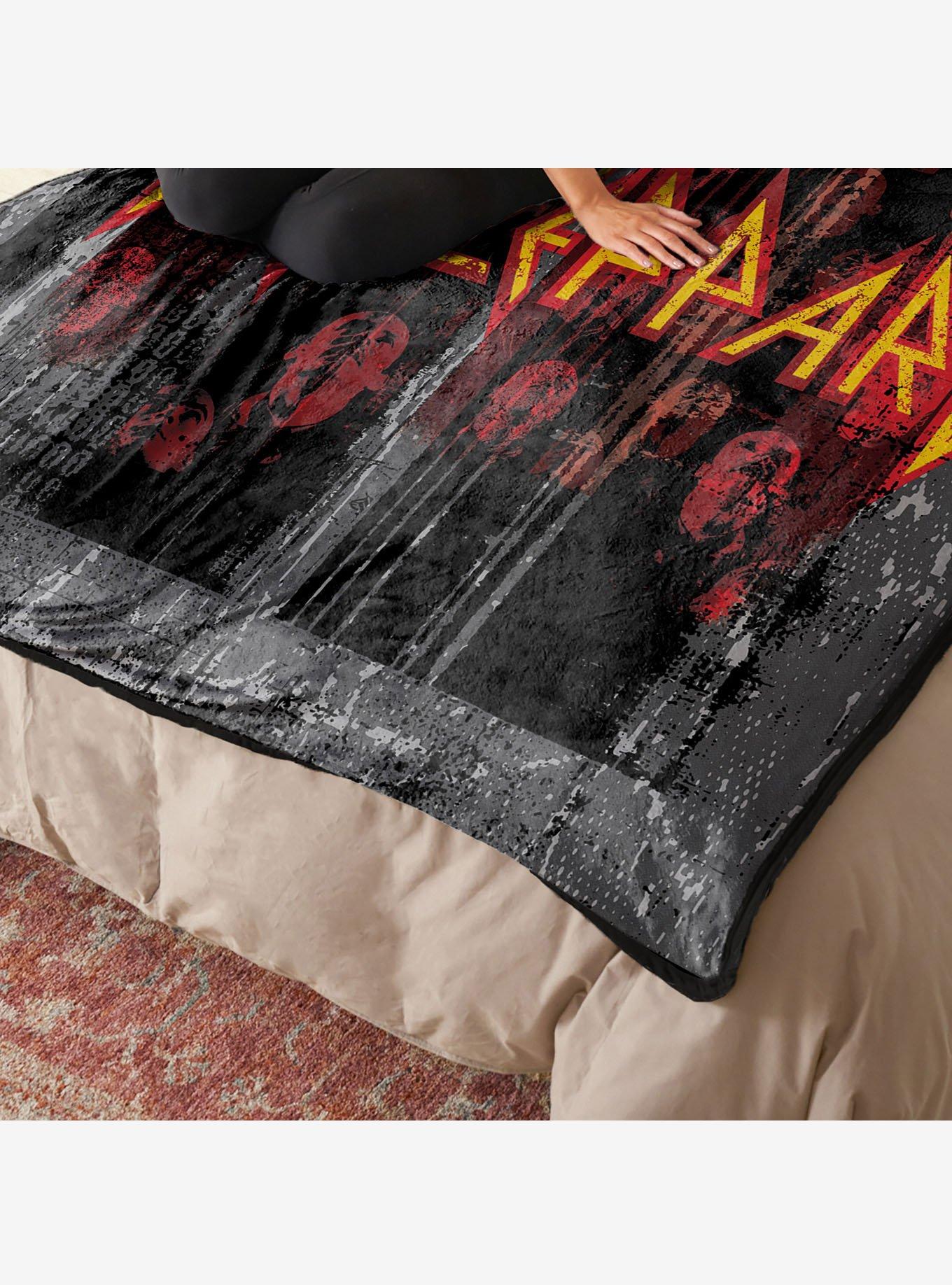Def Leppard Def Red Cloud Touch Throw Blanket, , hi-res