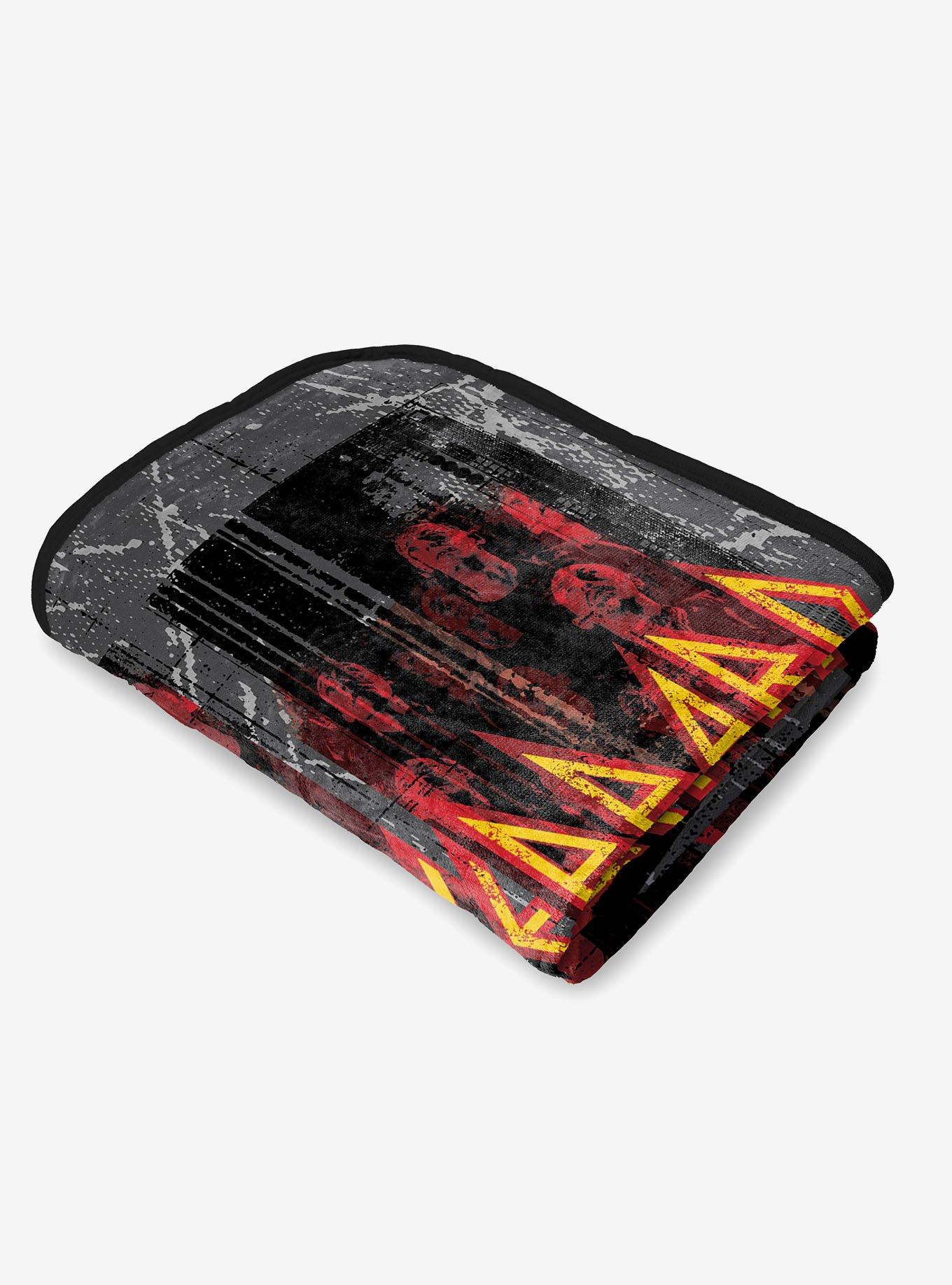 Def Leppard Def Red Cloud Touch Throw Blanket, , alternate - view 4