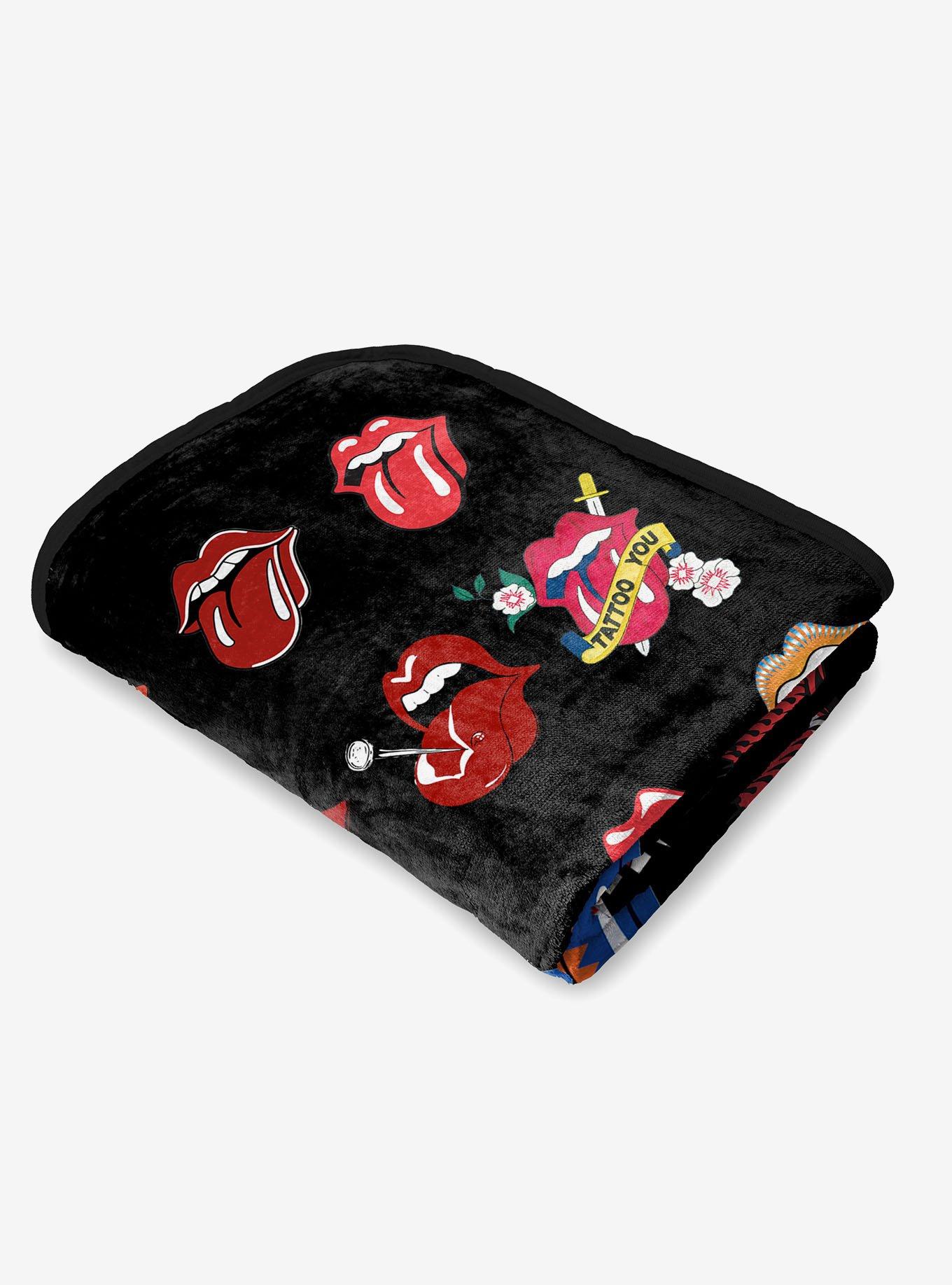 The Rolling Stones Tongue History Cloud Touch Throw Blanket, , alternate - view 4