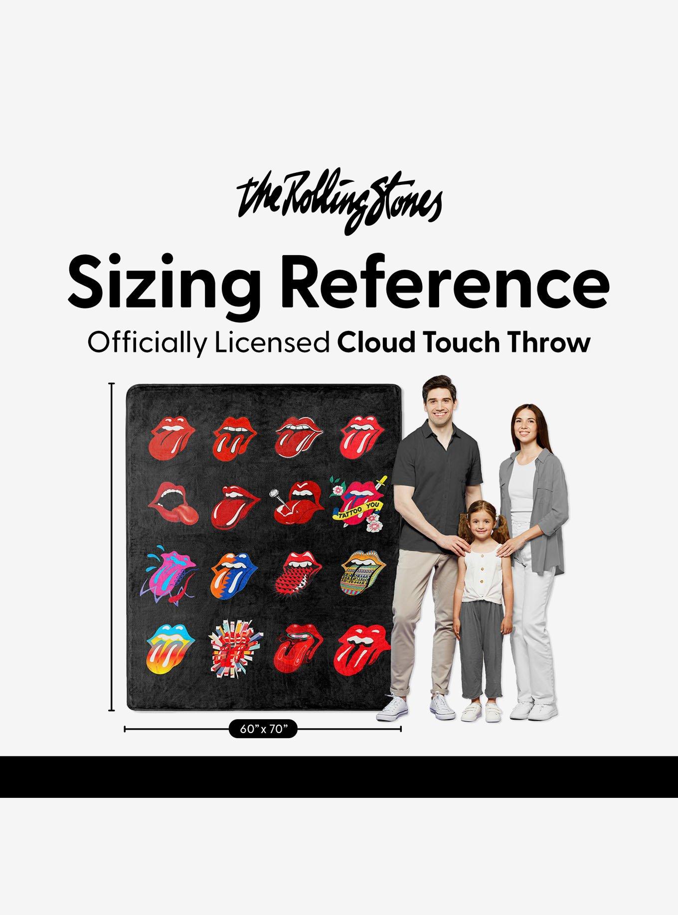 The Rolling Stones Tongue History Cloud Touch Throw Blanket, , alternate - view 6
