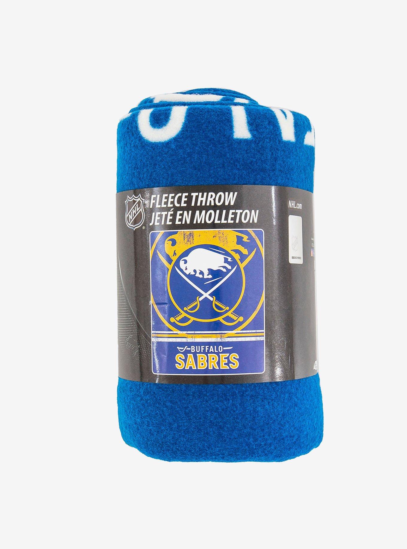 NHL Buffalo Sabres Fade Away Fleece Throw Blanket, , hi-res