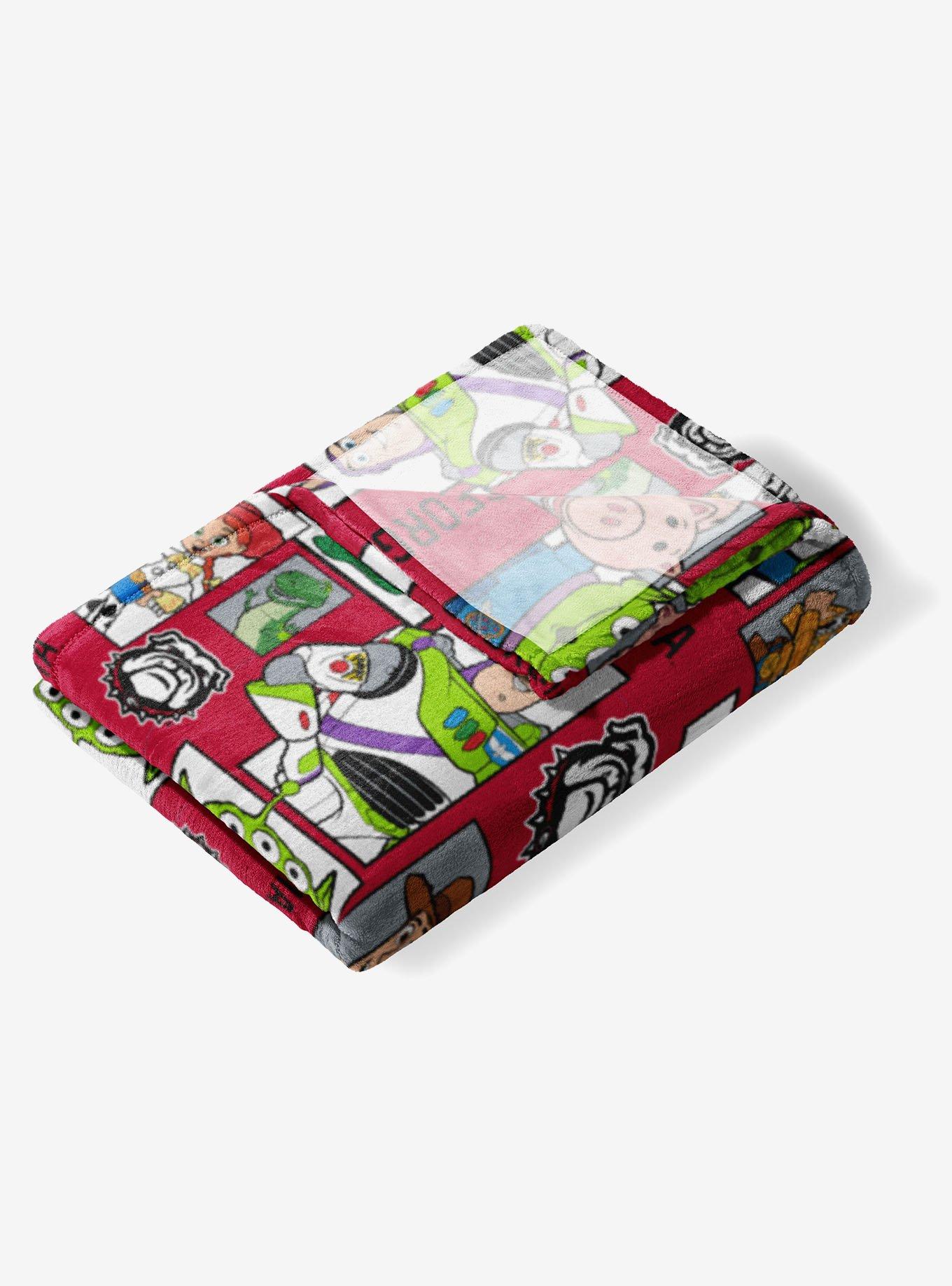 NCAA Georgia Bulldogs Disney Toy Story Buzz Lightyear Cameo Hugger Pillow & Silk Touch Throw Blanket Set, , alternate - view 3