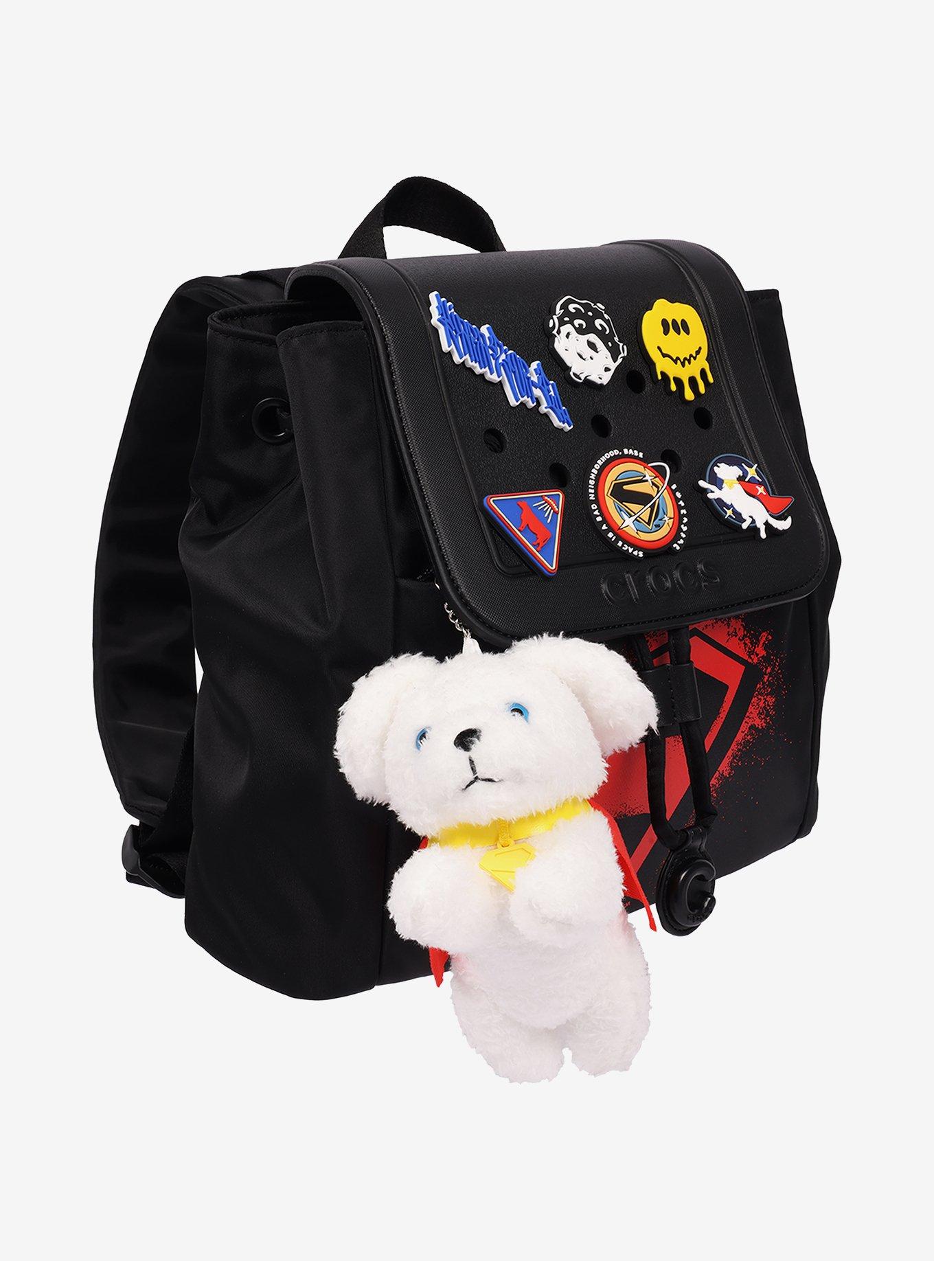DC Studios Supergirl x Crocs Mini Backpack with Krypto Plush Charm and Jibbitz, , hi-res