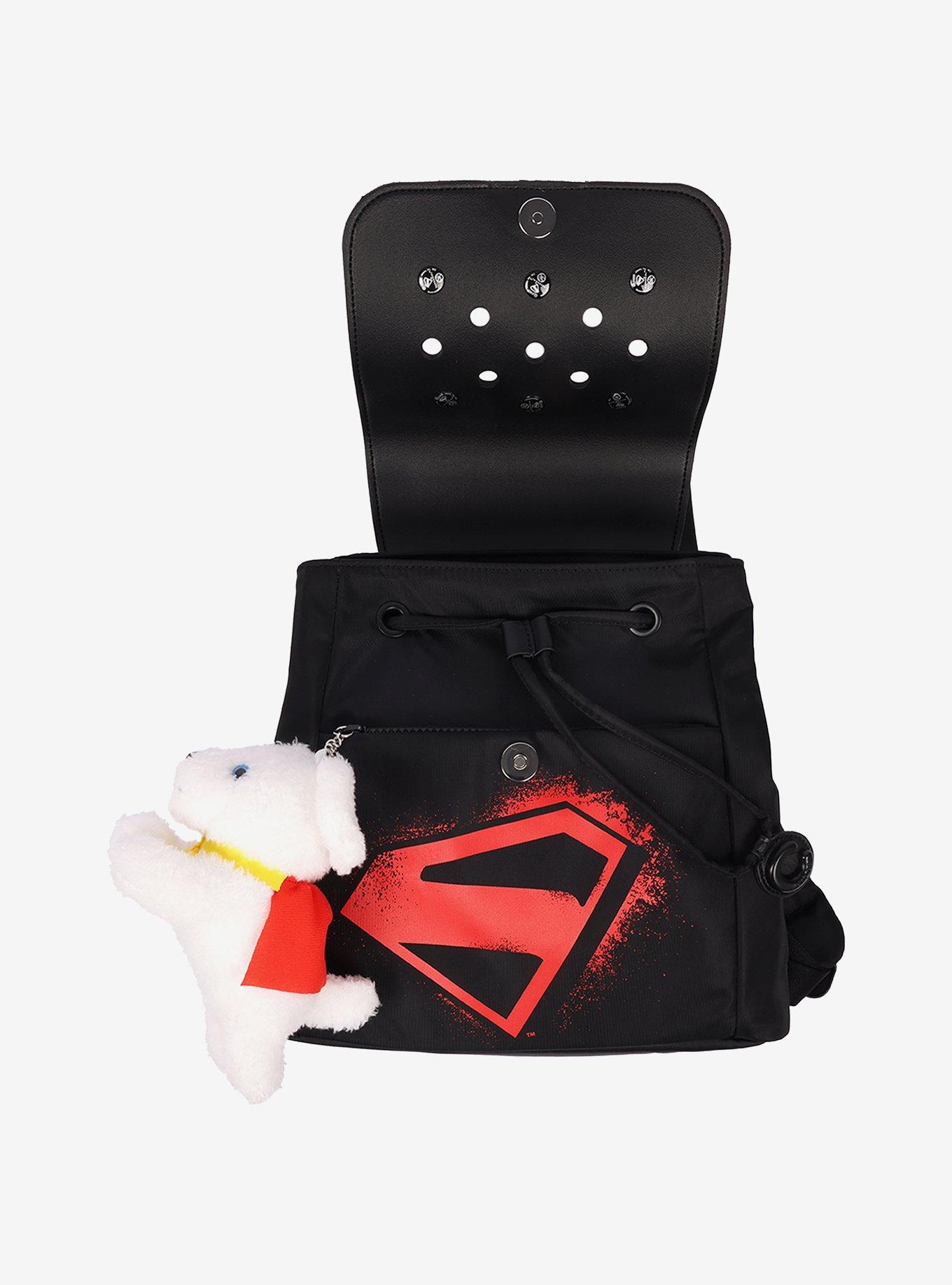 DC Studios Supergirl x Crocs Mini Backpack with Krypto Plush Charm and Jibbitz, , alternate - view 4