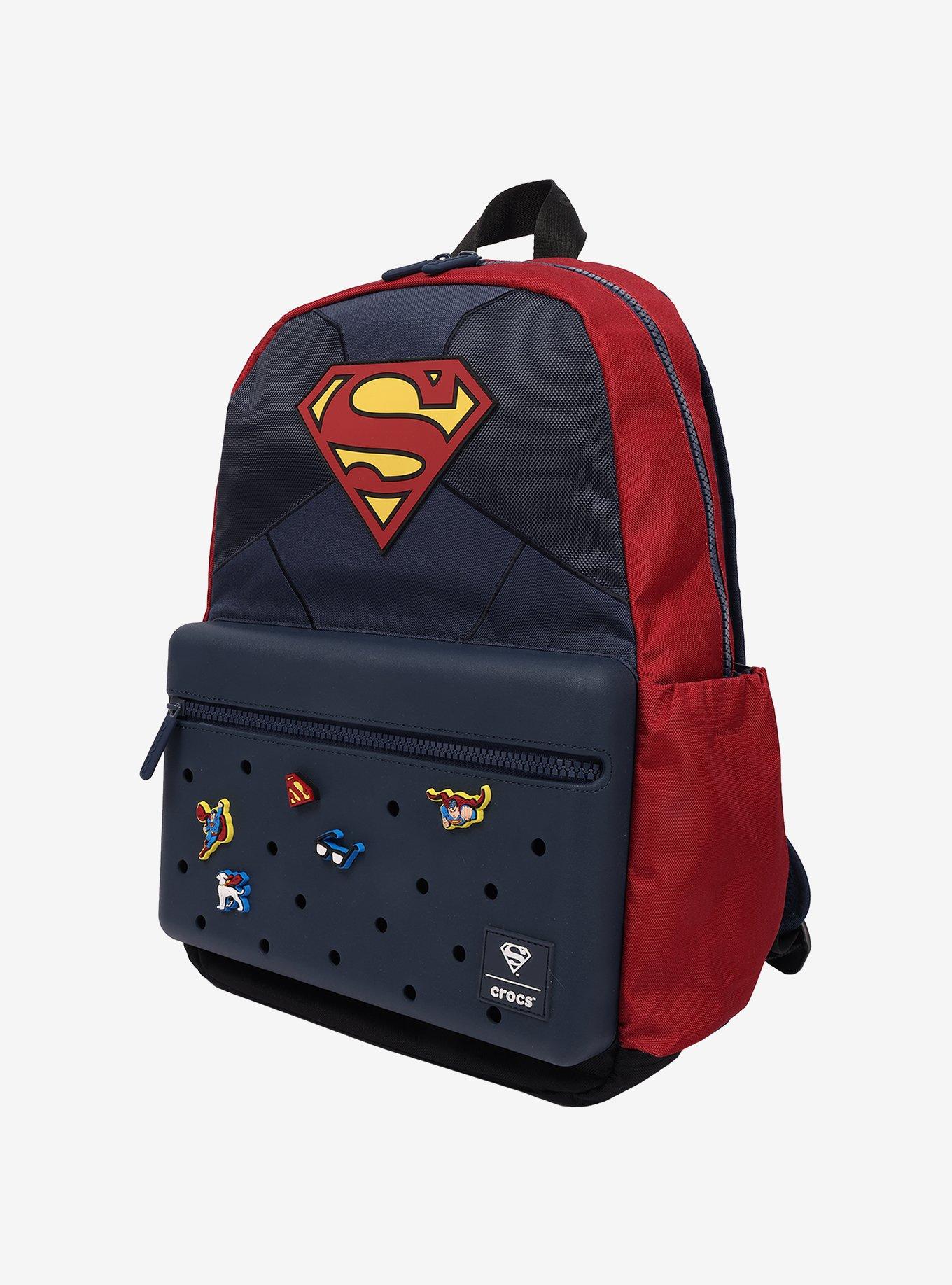 DC Comics Superman x Crocs Backpack with Jibbitz Charms