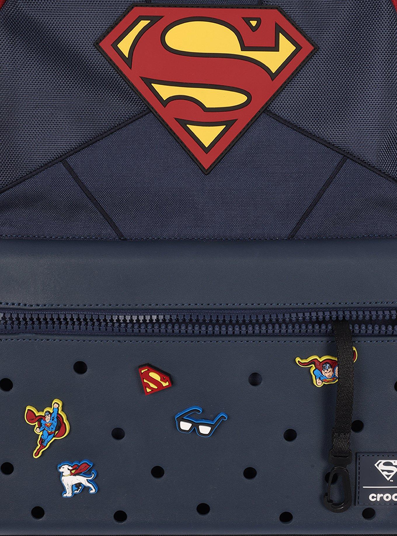 DC Comics Superman x Crocs Backpack with Jibbitz Charms