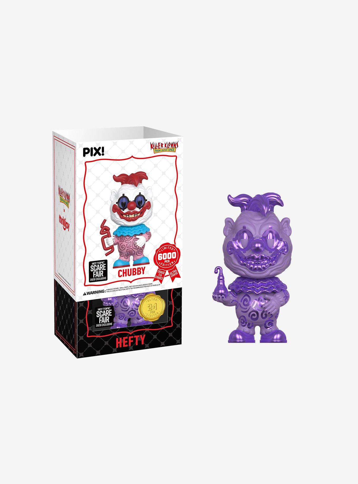 Thrilljoy Killer Klowns from Outer Space Pix! Chubby Collectible Figure 2026 Hot Topic Scare Fair Exclusive, , alternate - view 3