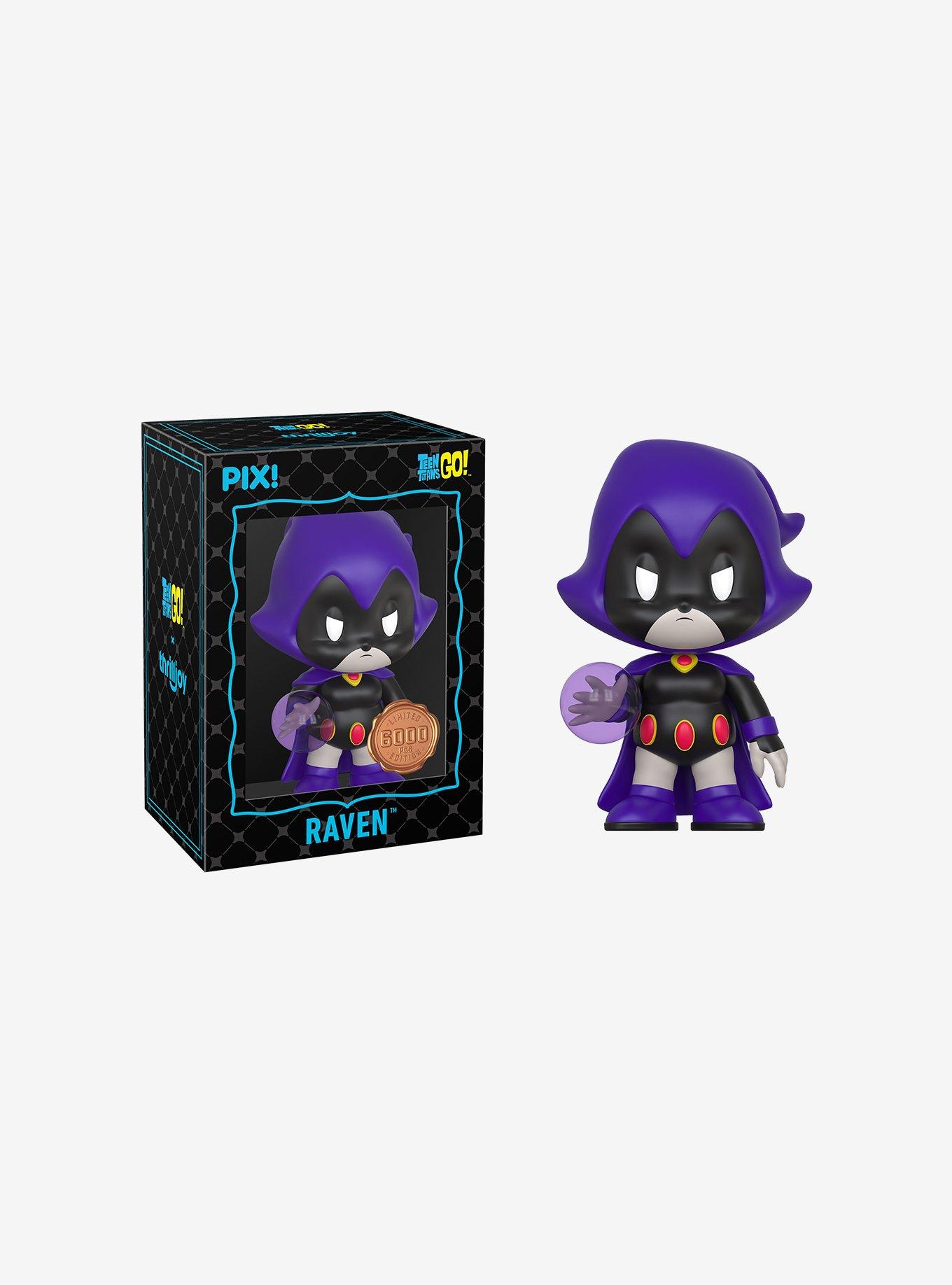 Thrilljoy DC Comics Teen Titans Go! Pix! Raven Collectible Figure, , alternate - view 3
