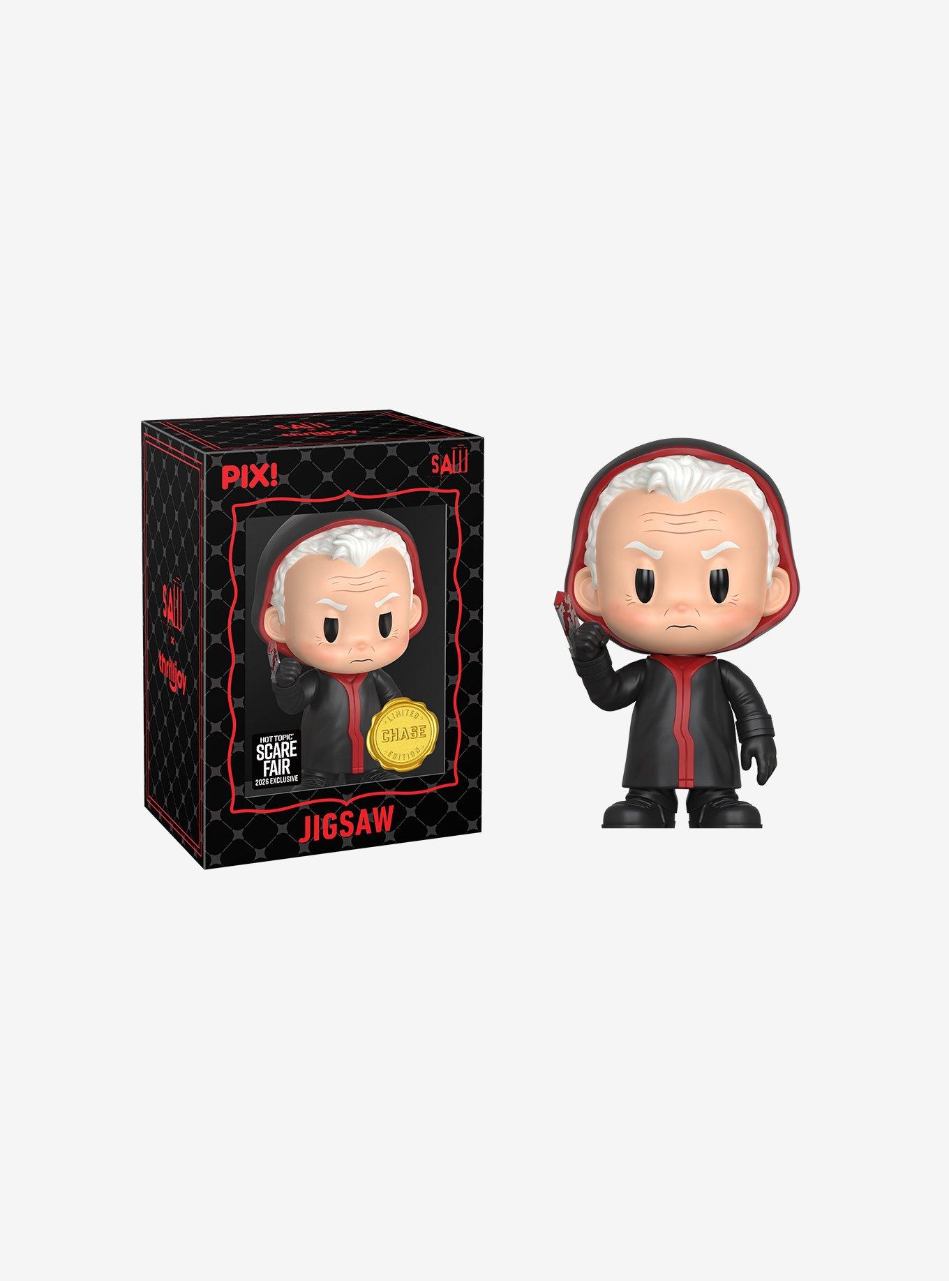 Thrilljoy Saw Pix! Billy The Puppet Collectible Figure 2026 Hot Topic Scare Fair Exclusive, , alternate - view 5