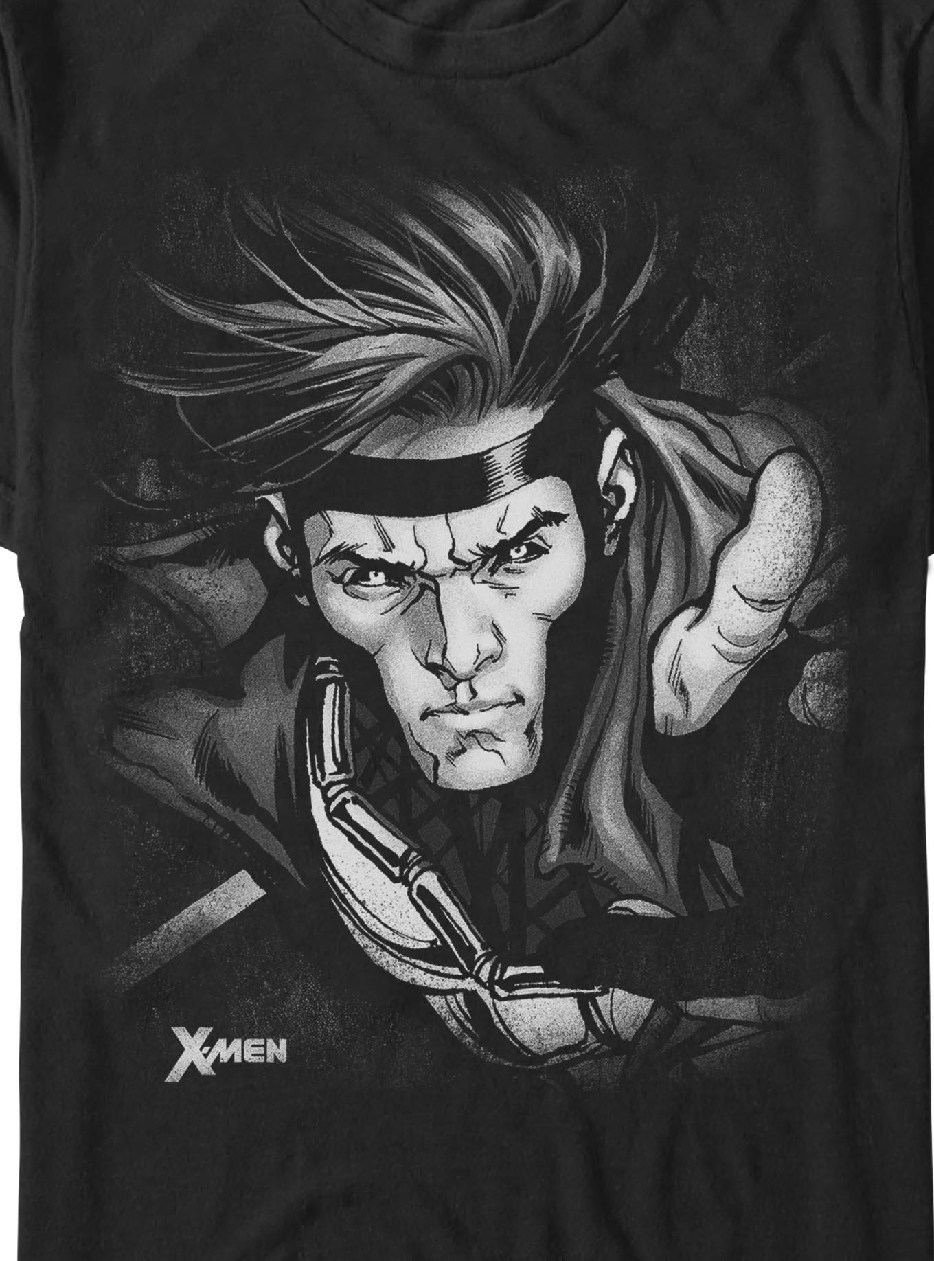 Marvel X-Men Gambit Portrait T-Shirt Hot Topic Exclusive, , hi-res