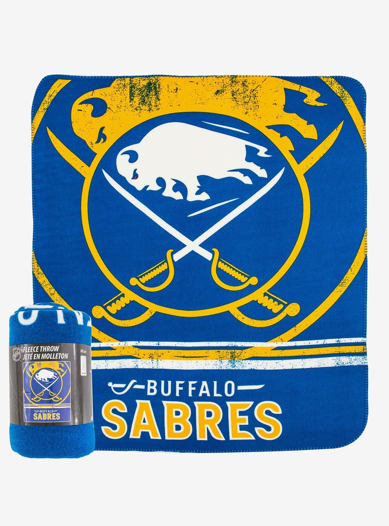 NHL Buffalo Sabres Fade Away Fleece Throw Blanket, , alternate - view 4