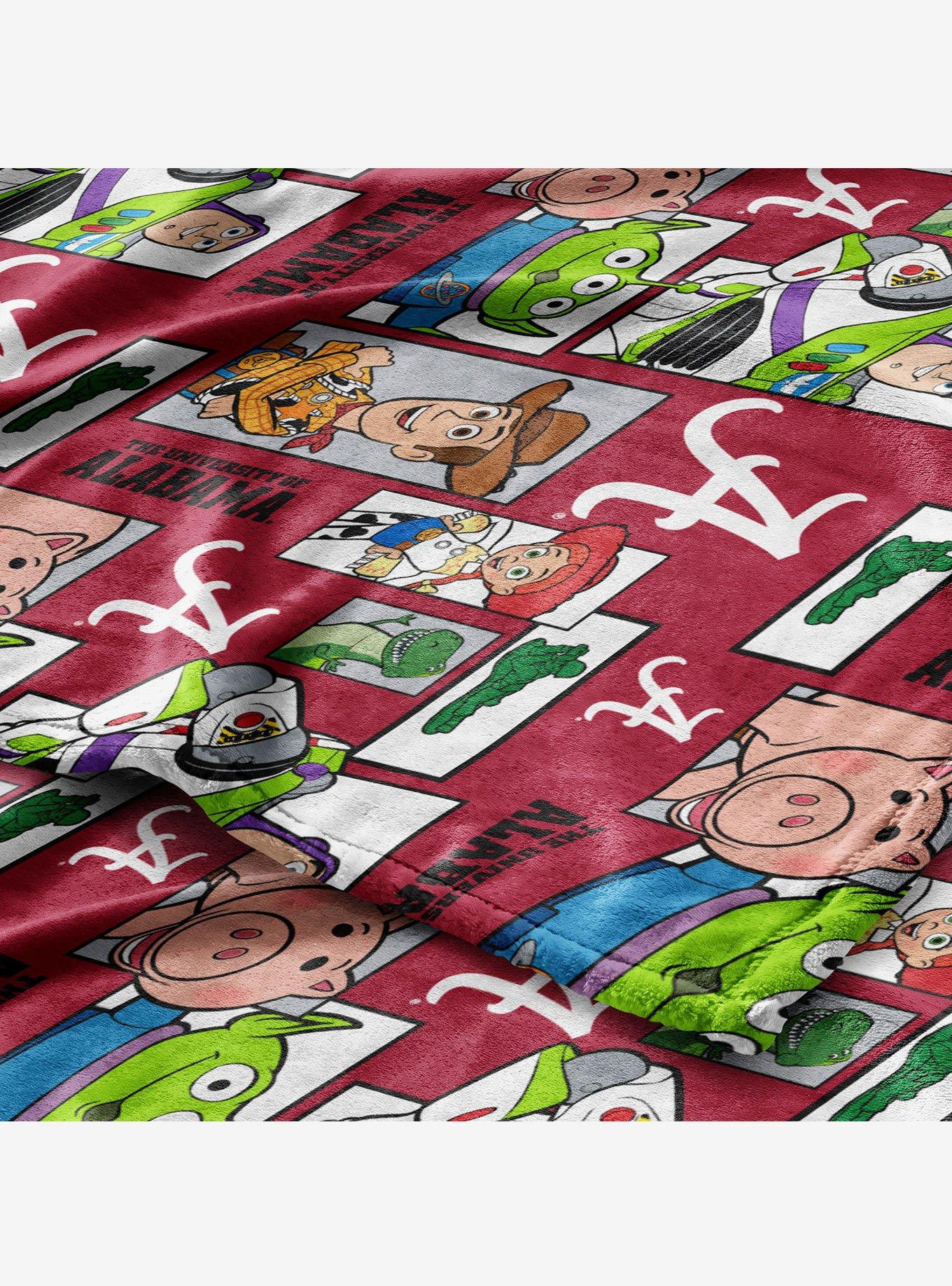 NCAA Alabama Crimson Tide Disney Toy Story Buzz Lightyear Cameo Hugger Pillow & Silk Touch Throw Blanket Set, , alternate - view 4