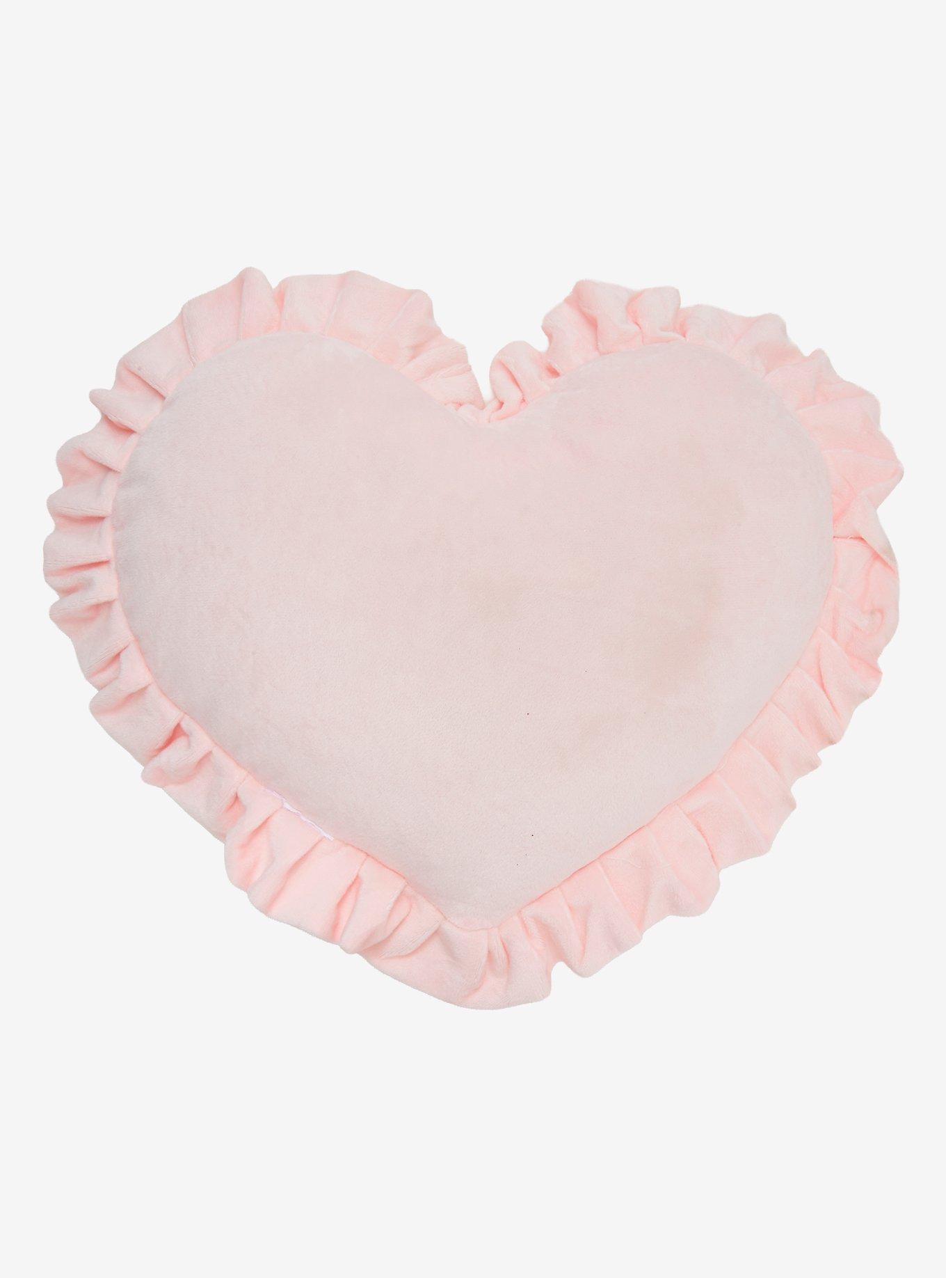 Olivia Rodrigo Heart Ruffle Pillow Hot Topic Exclusive, , alternate - view 3