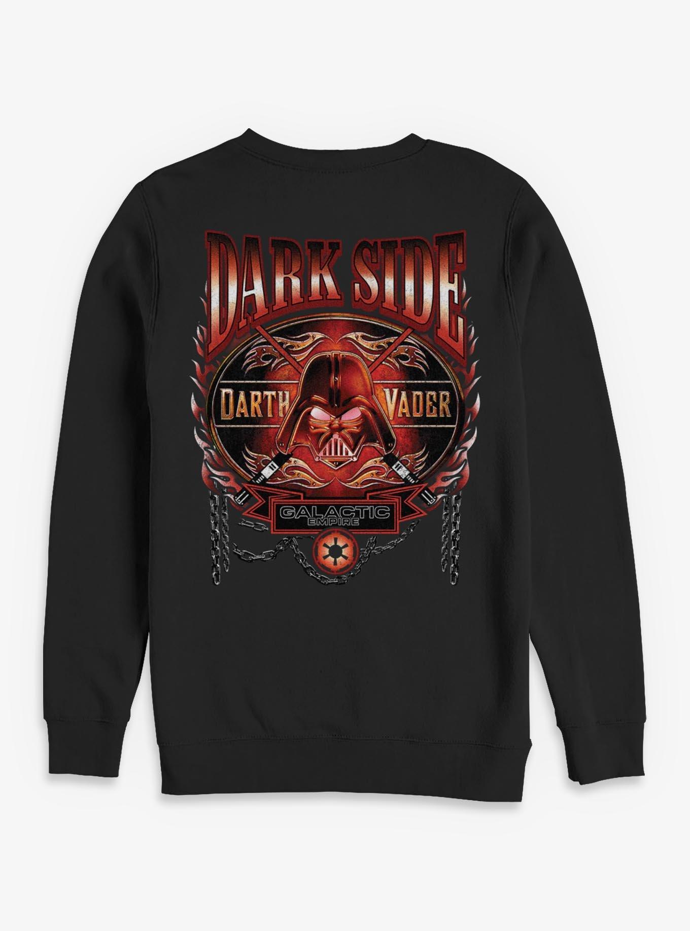 Star Wars Darth Vader Flames Sweatshirt Hot Topic Exclusive, , hi-res