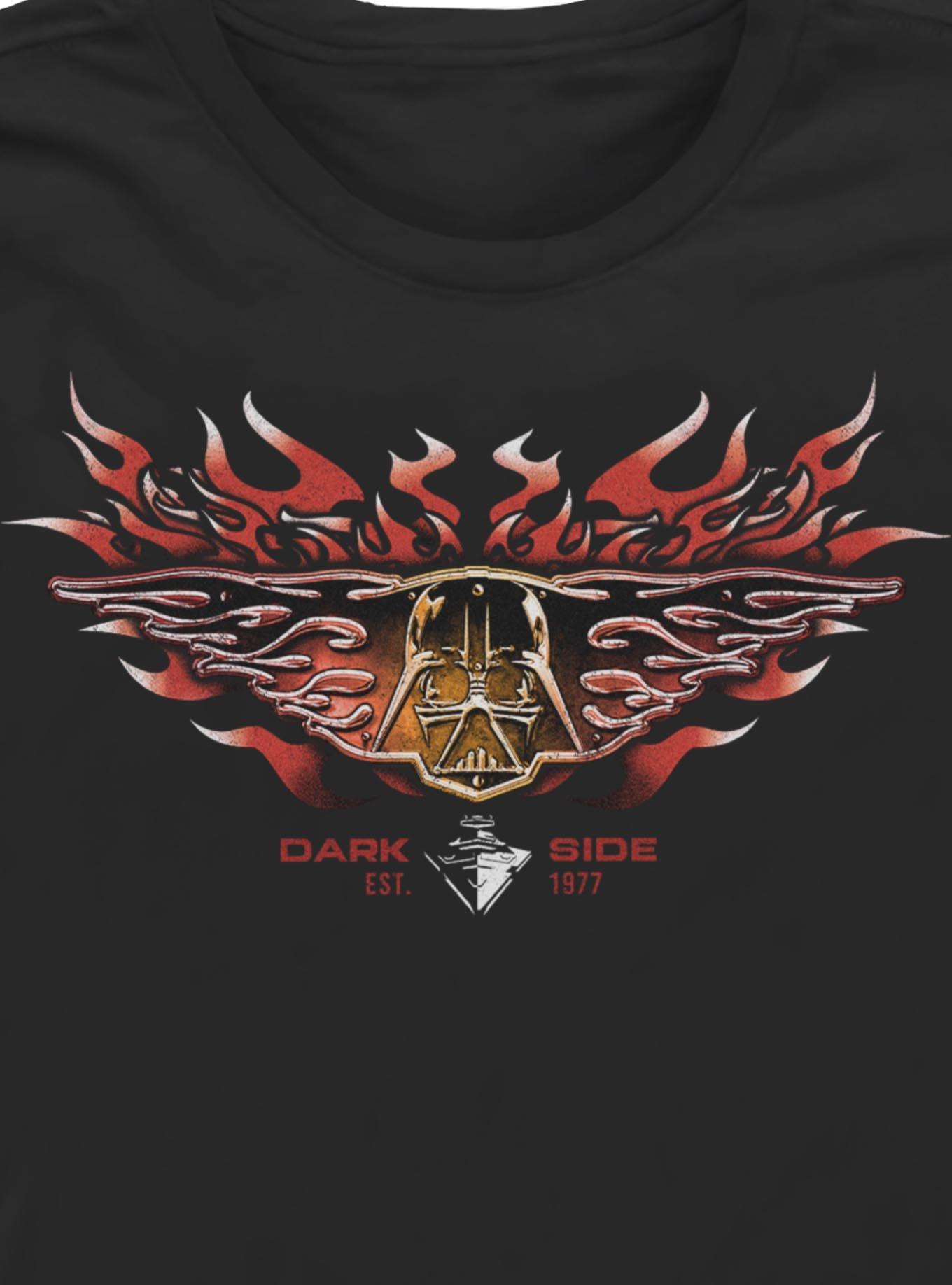Star Wars Darth Vader Flames Sweatshirt Hot Topic Exclusive, BLACK, alternate - view 3