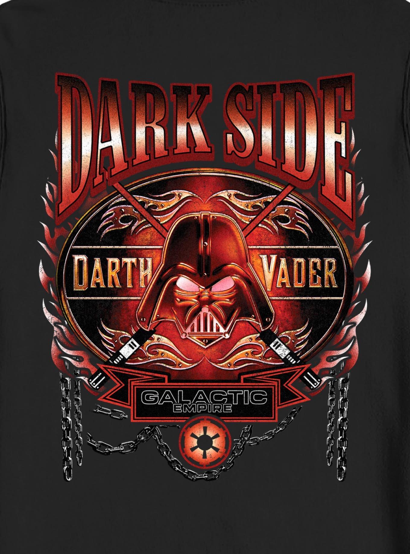 Star Wars Darth Vader Flames Sweatshirt Hot Topic Exclusive, BLACK, alternate - view 4