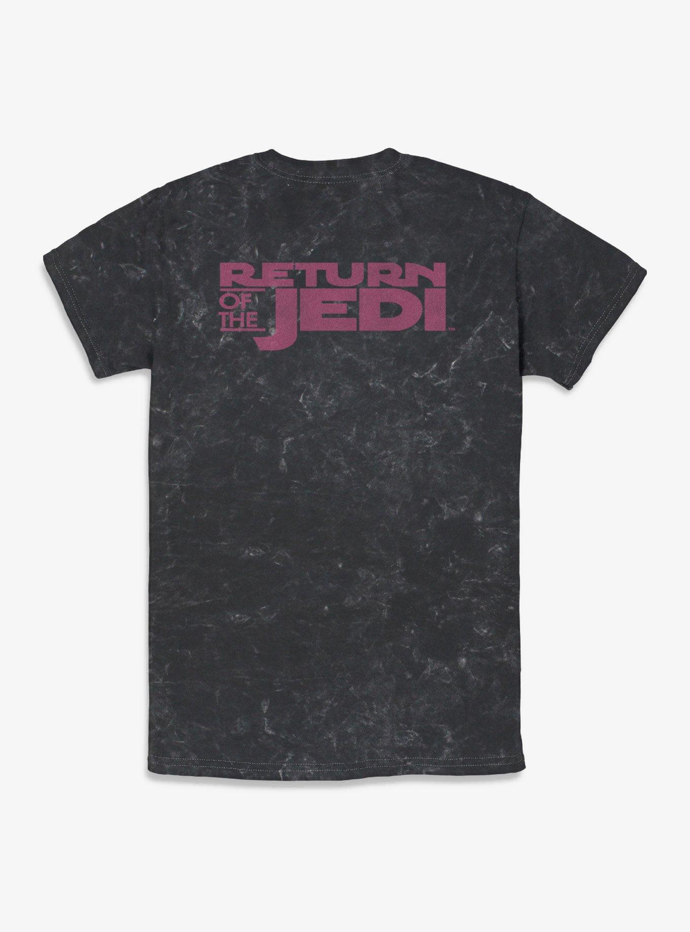 Star Wars Yoda Saber Battle Return of The Jedi Mineral Wash T-Shirt Hot Topic Exclusive, , hi-res