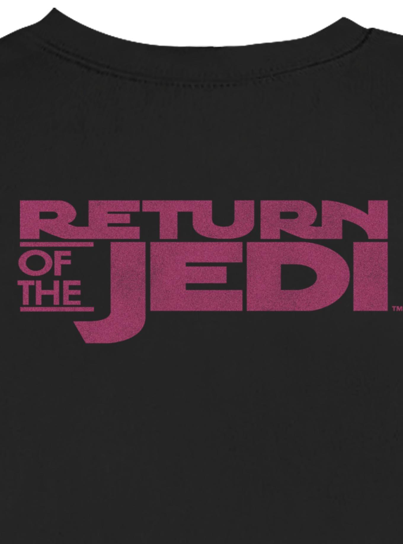 Star Wars Yoda Saber Battle Return of The Jedi Sweatshirt Hot Topic Exclusive, BLACK, alternate - view 4