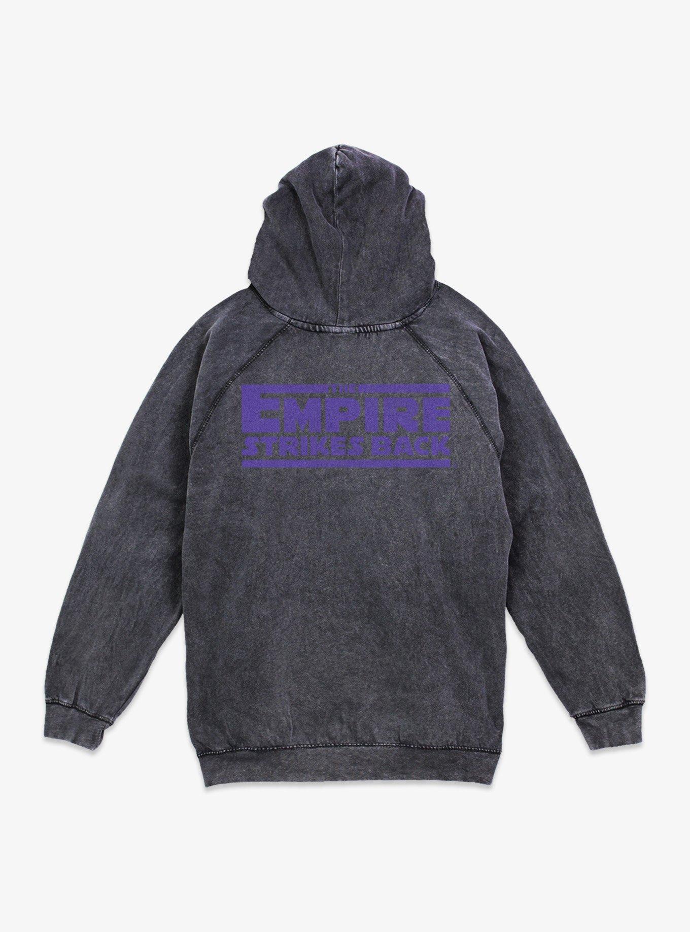 Star Wars The Empire Strikes Back Stormtrooper Helmet Mineral Wash Hoodie Hot Topic Exclusive, , hi-res