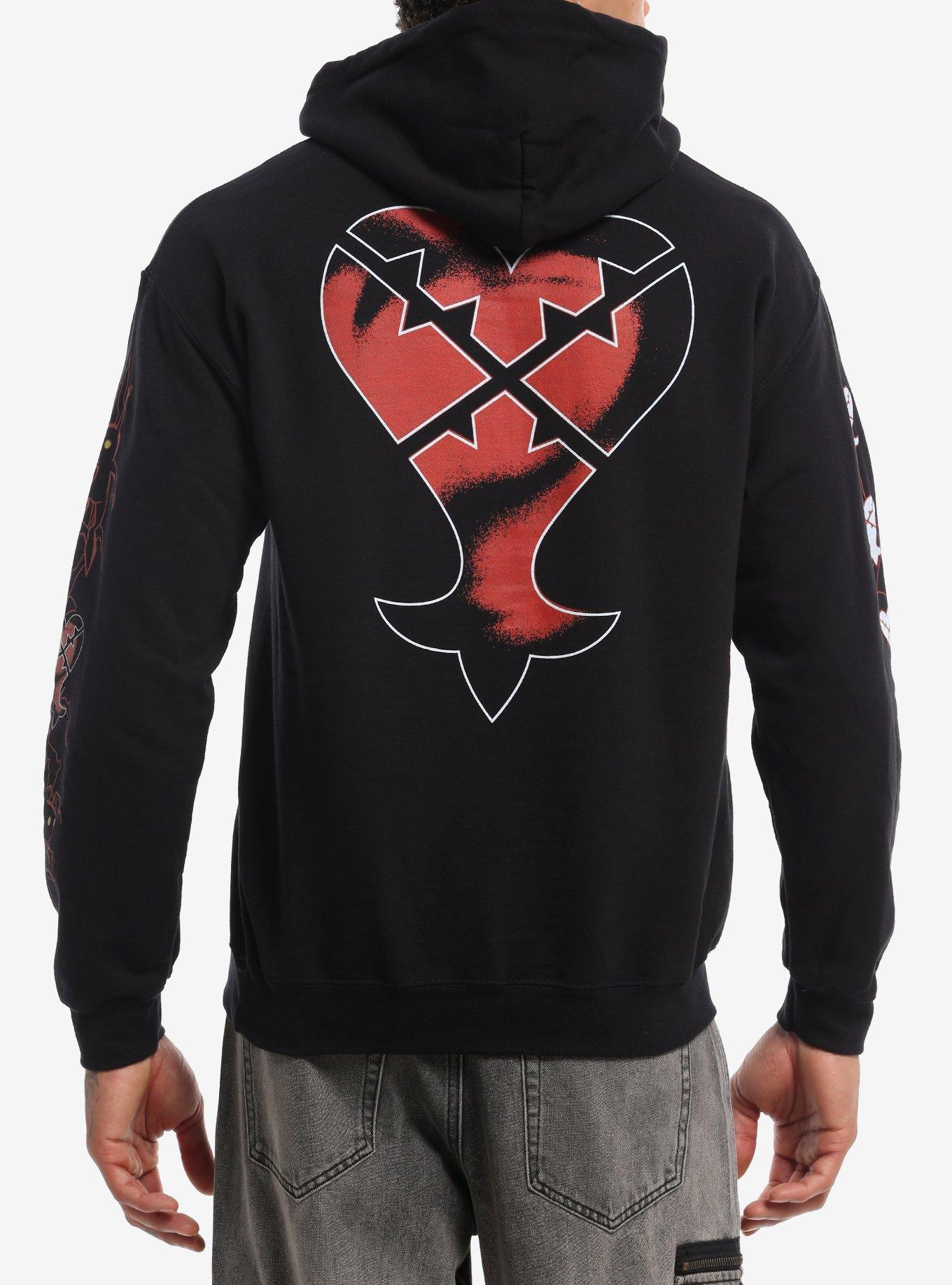 Disney Kingdom Hearts Shadow Heartless Hoodie, BLACK, alternate - view 2