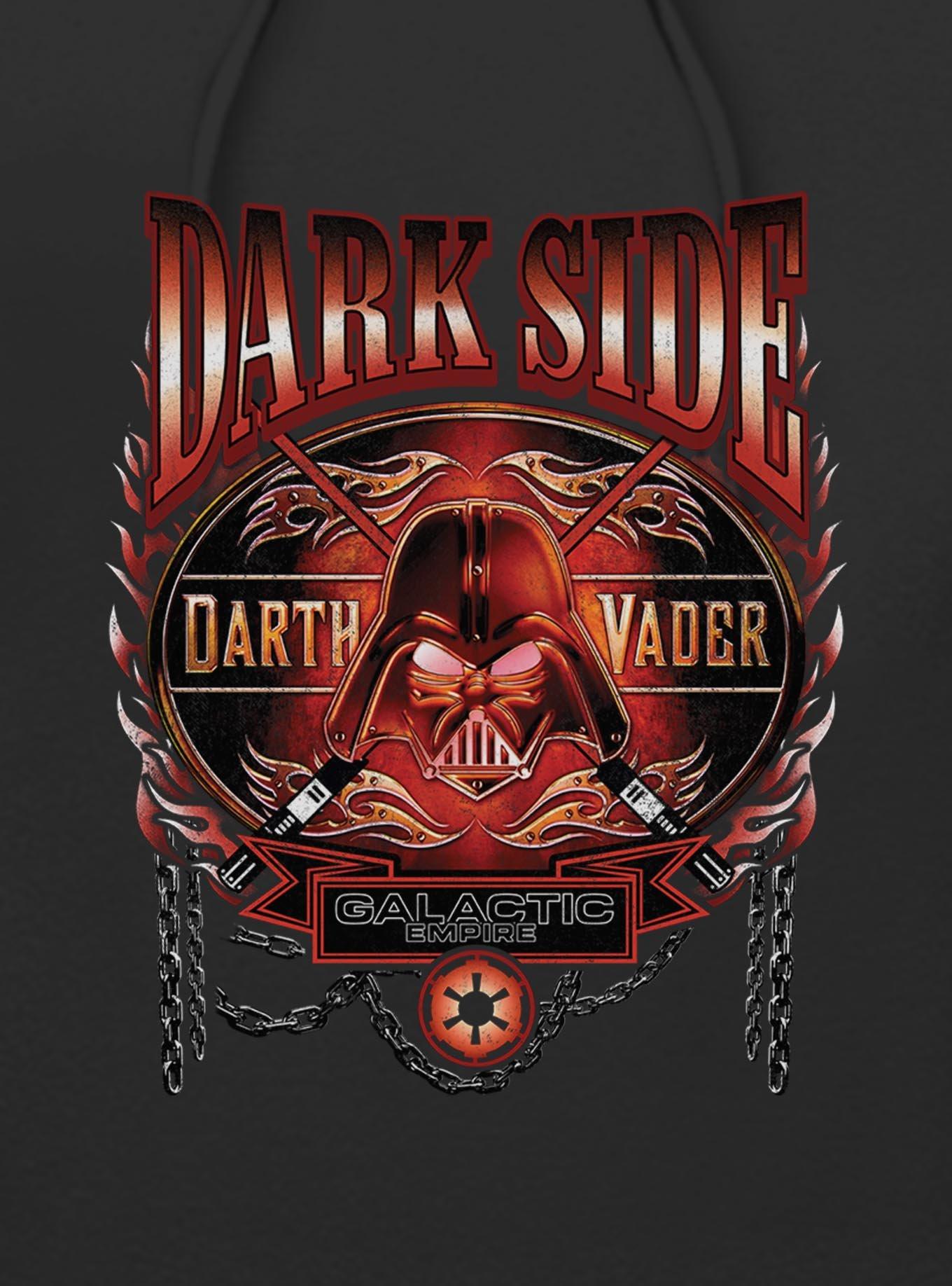 Star Wars Darth Vader Flames Hoodie Hot Topic Exclusive, BLACK, alternate - view 2