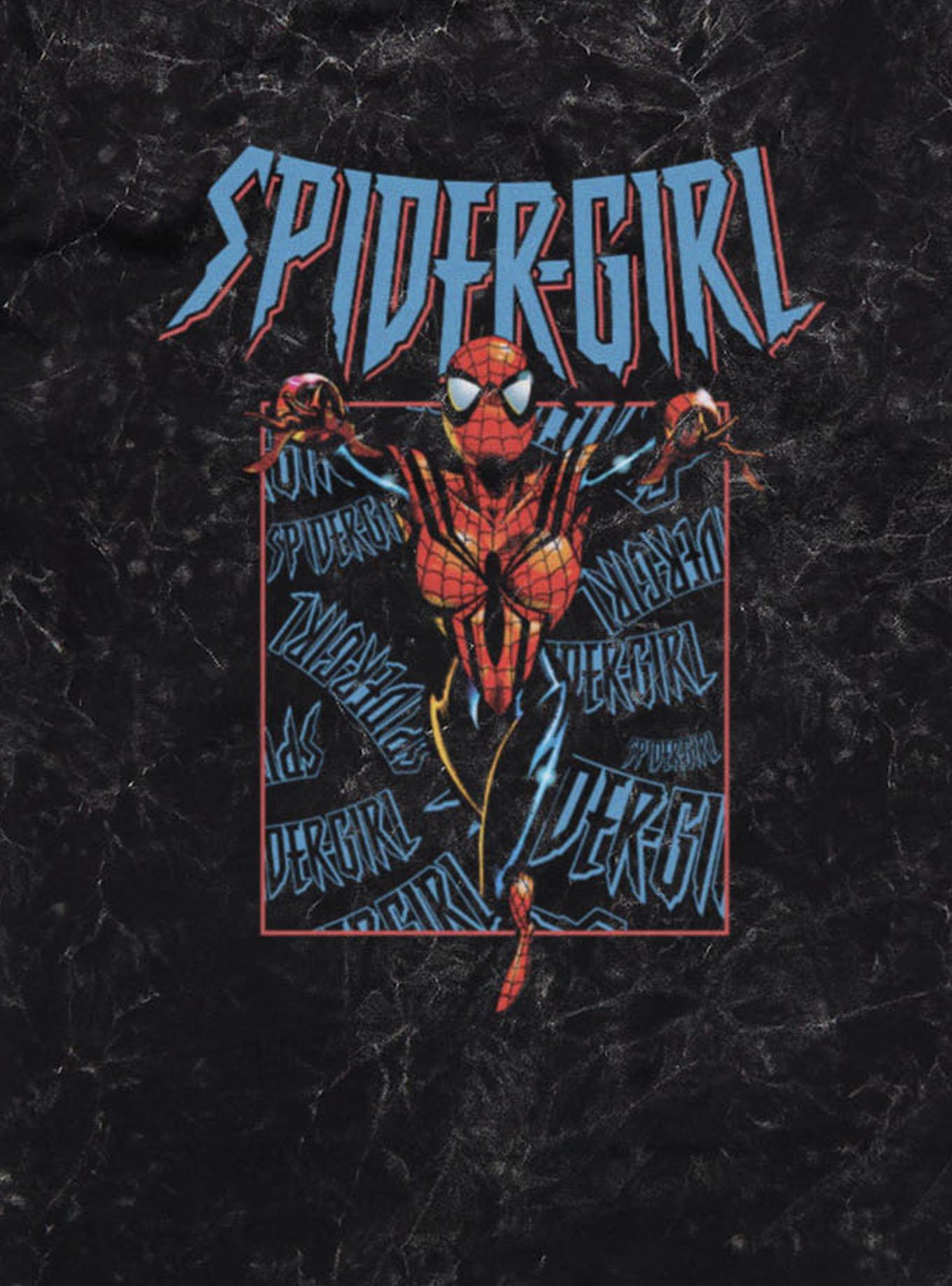 Marvel Spider-Man Spider-Girl Mineral Wash T-Shirt, , hi-res