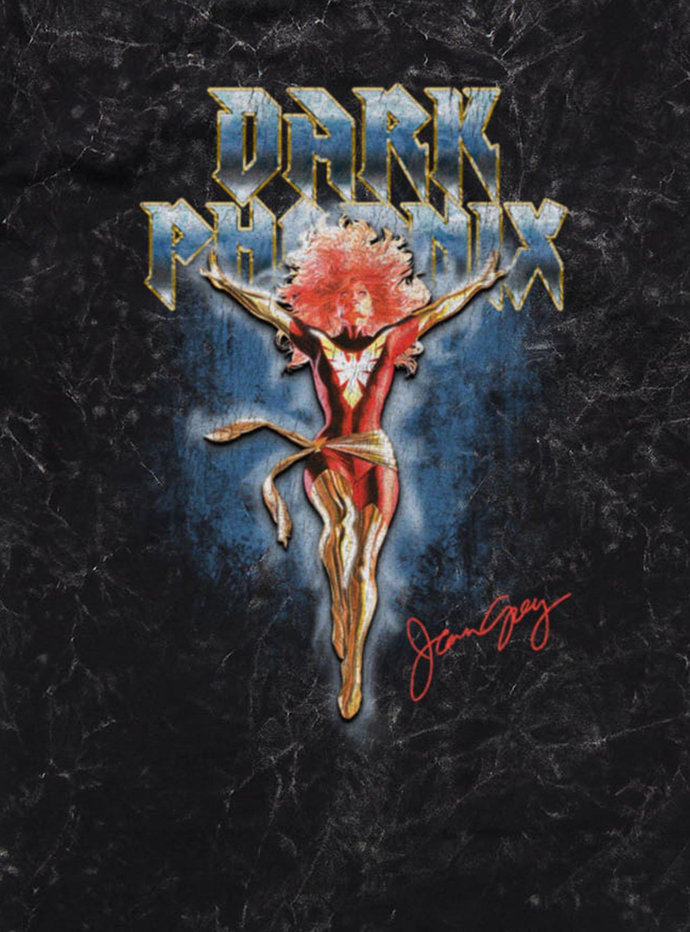 Marvel X-Men Dark Phoenix Ascending Jean Grey Mineral Wash T-Shirt, , hi-res