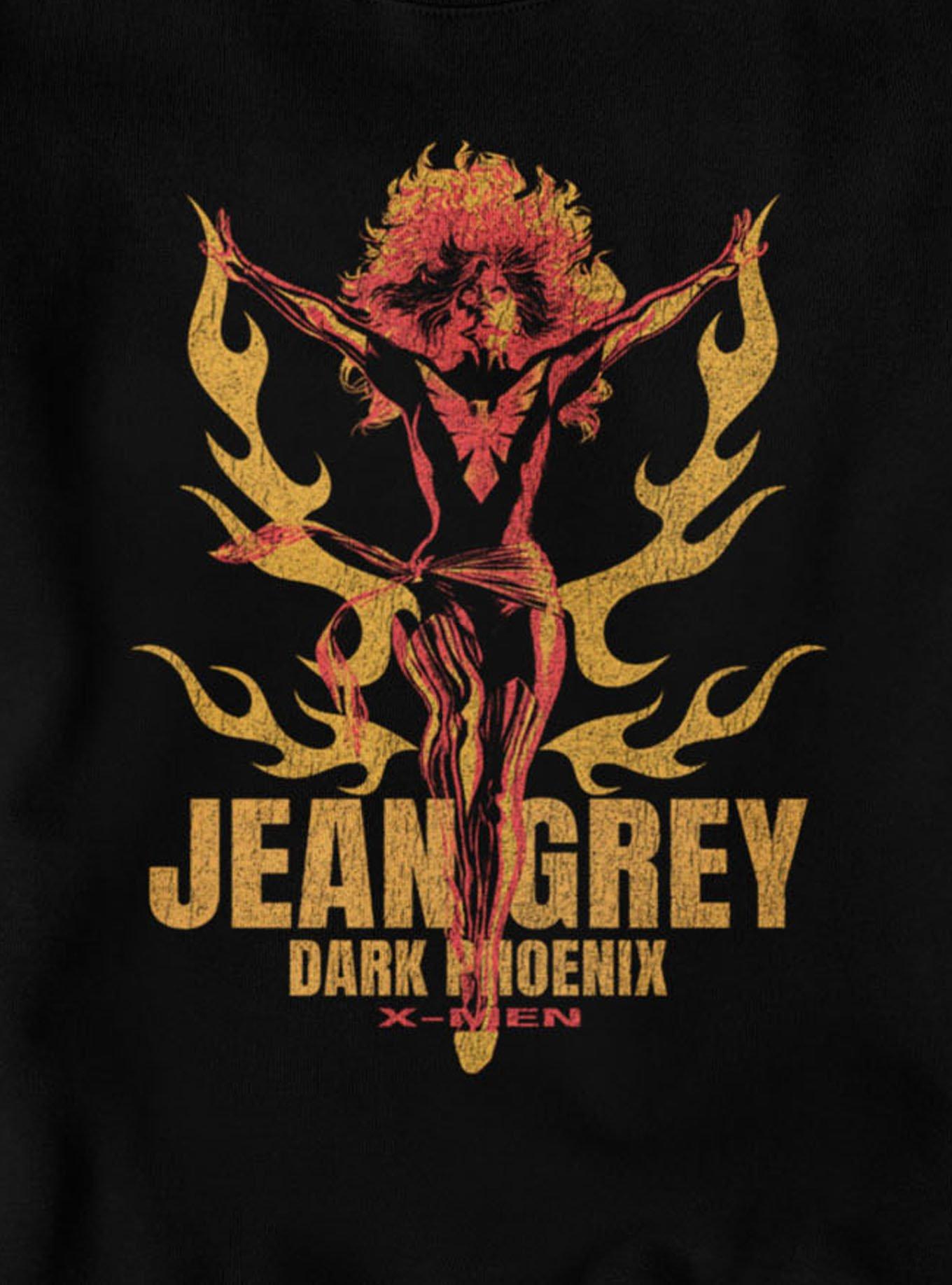 Marvel X-Men Jean Grey Dark Phoenix Orange And Red Flames Sweatshirt, , hi-res